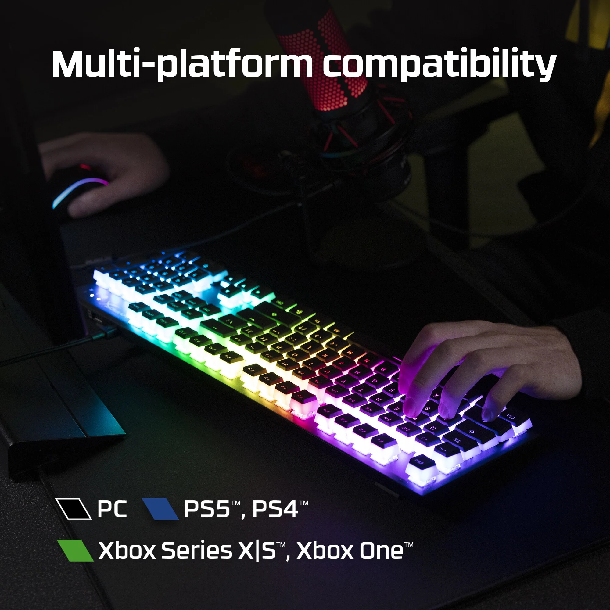 HyperX Alloy Elite 2 - USB Wired RGB Mechanical Gaming Keyboard in Black (QWERTY UK) - Image 6