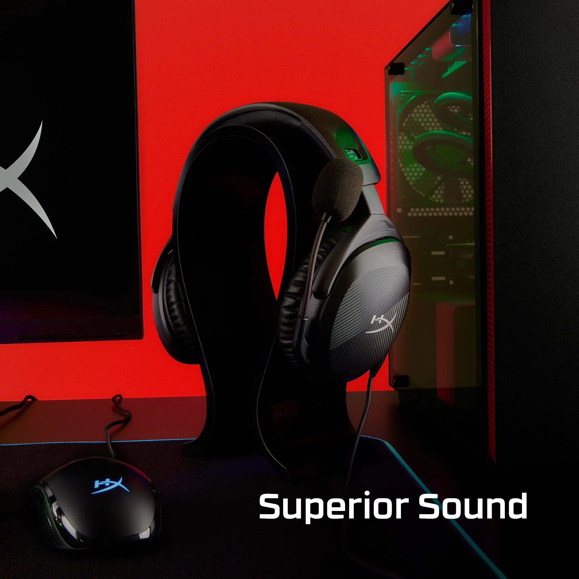 HyperX Cloud Stinger 2 - Wired Gaming Headset in Black - Image 9