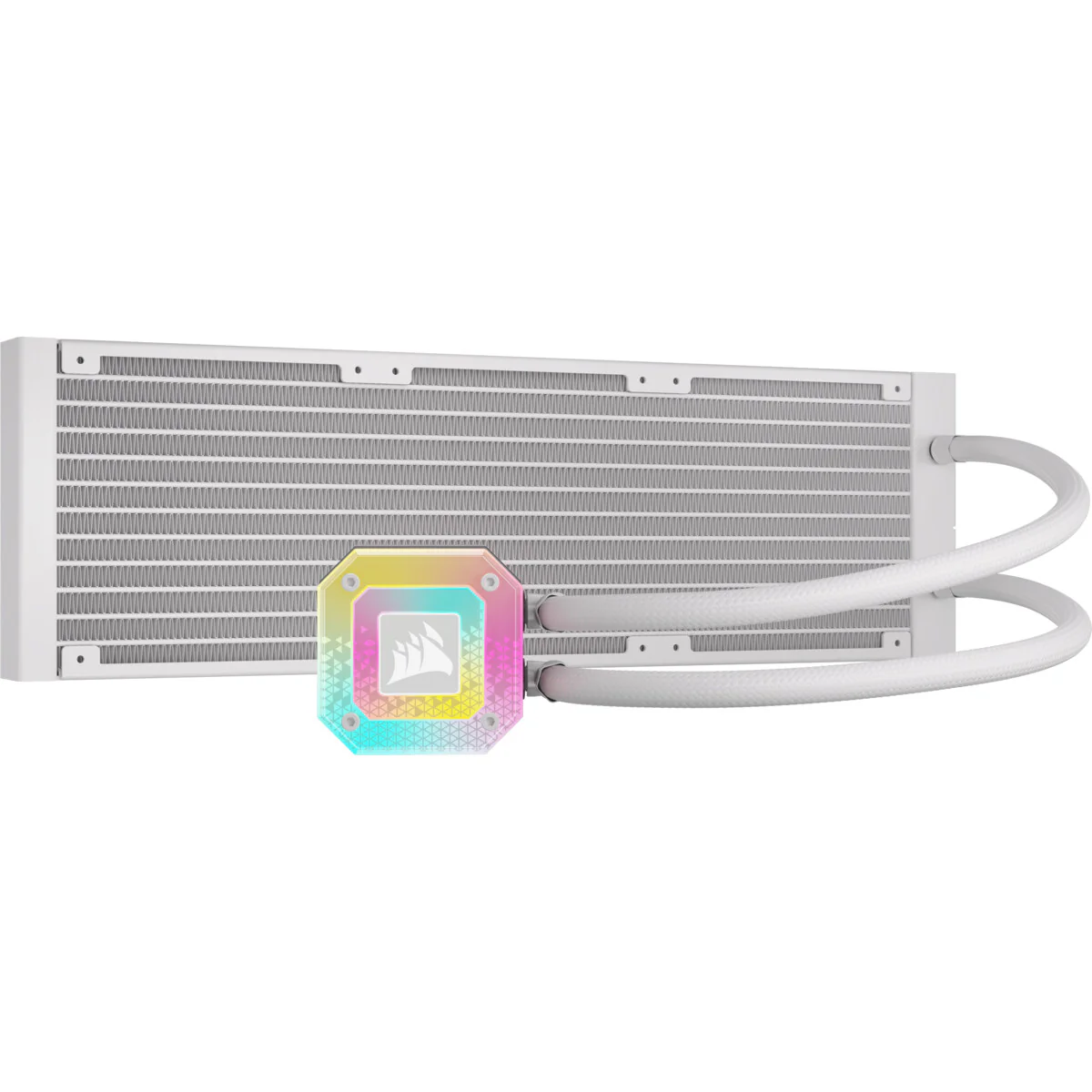 Corsair iCUE H150i ELITE XT - All-in-one Liquid Processor Cooler in White - 360mm - Image 2