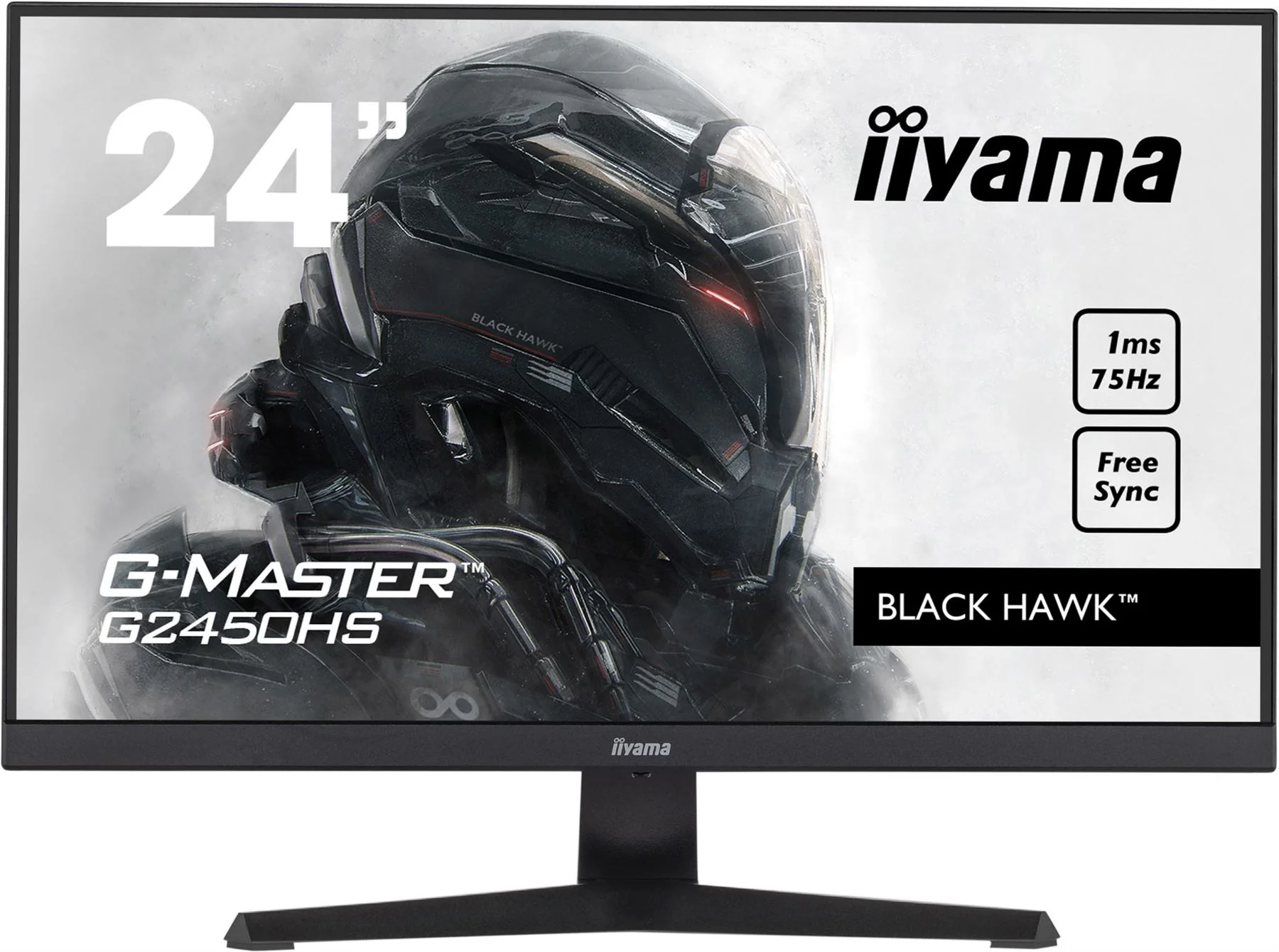 iiyama G-MASTER G2450HS-B1 Computer Monitor 60.5 cm (23.8") 1920 x 1080 pixels Full HD LED