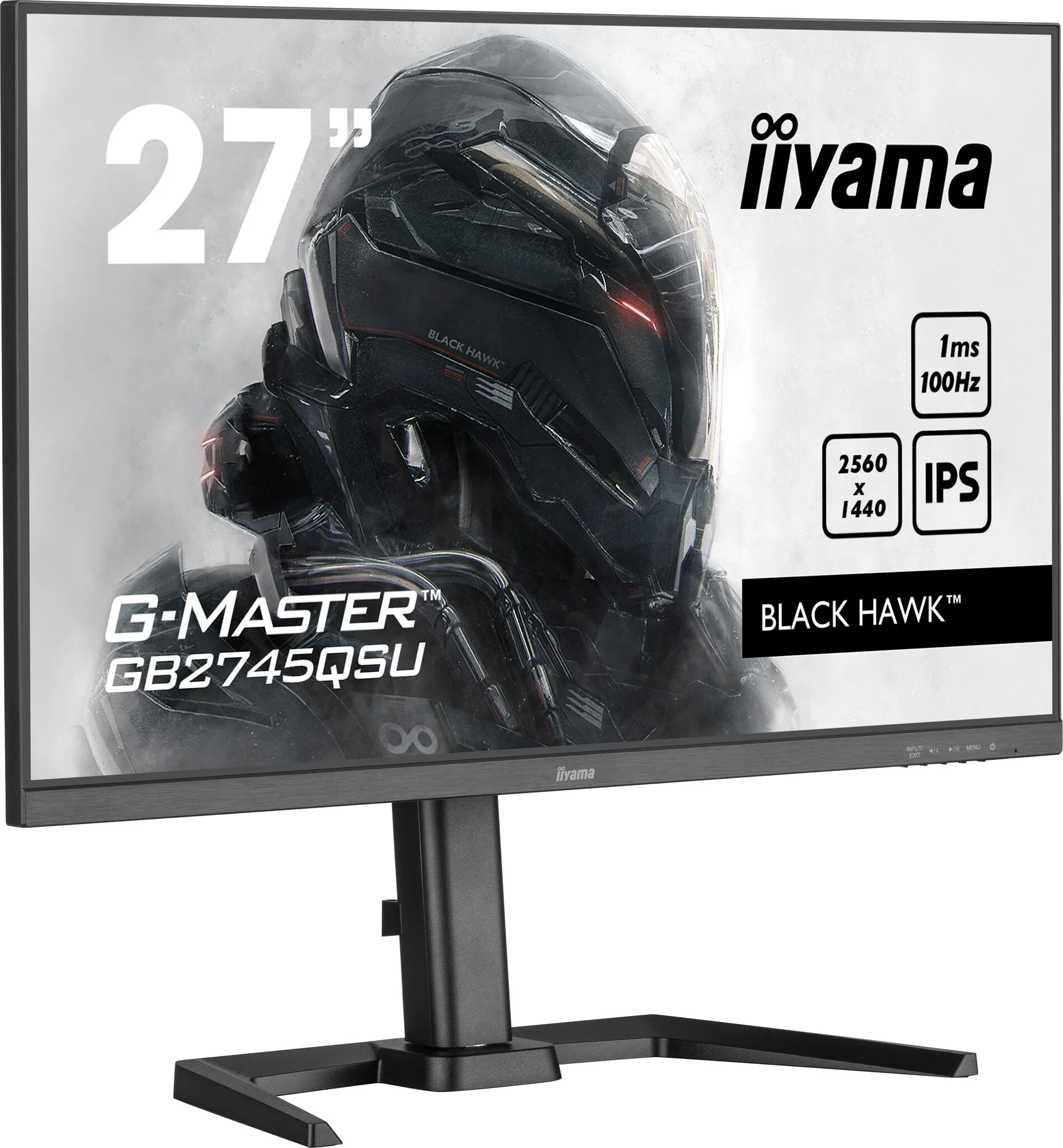iiyama G-MASTER GB2745QSU-B1 - 68.6 cm (27") - 2560 x 1440 pixels 2K UHD LED Monitor - Image 2