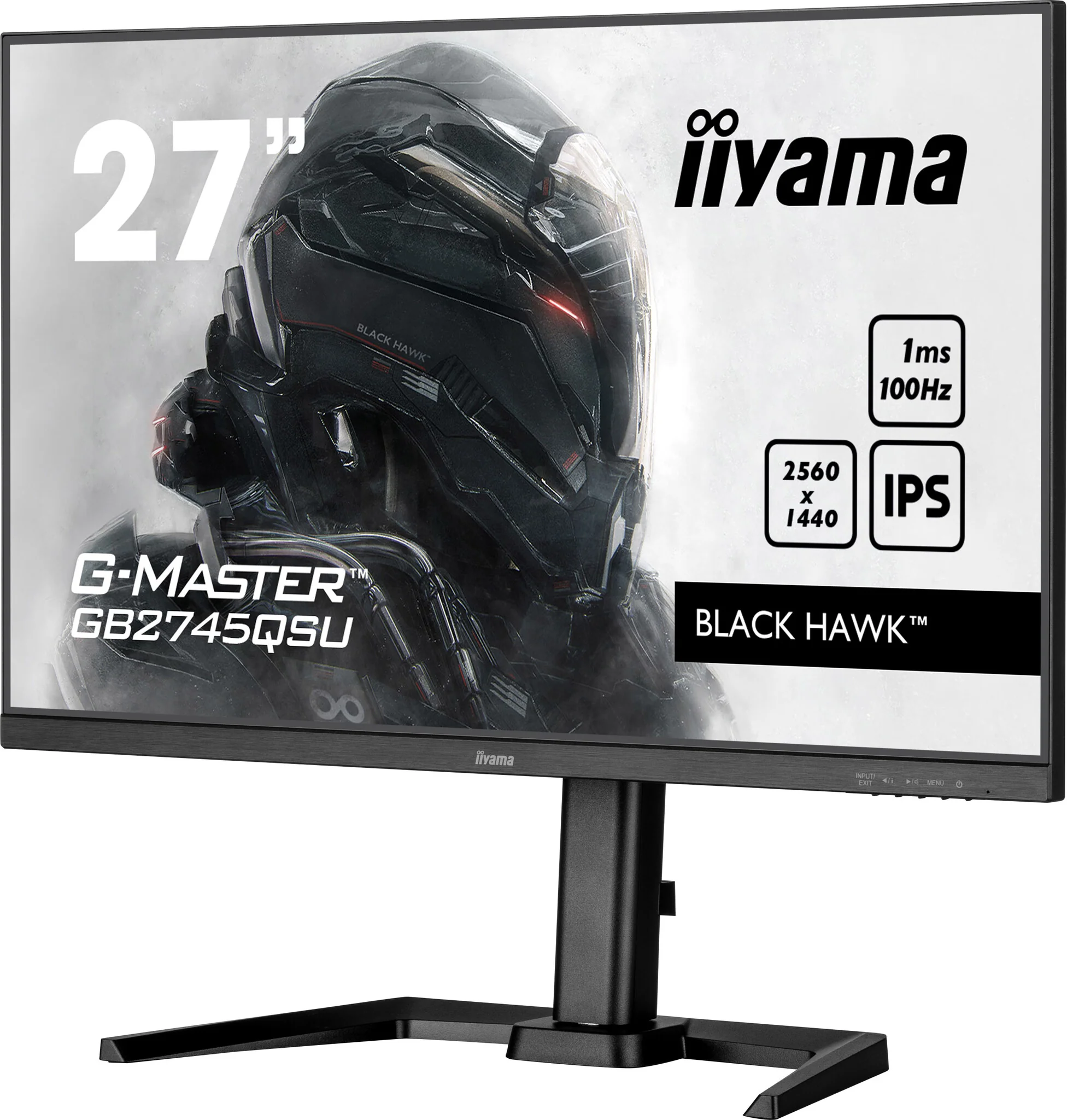 iiyama G-MASTER GB2745QSU-B1 - 68.6 cm (27") - 2560 x 1440 pixels 2K UHD LED Monitor - Image 3