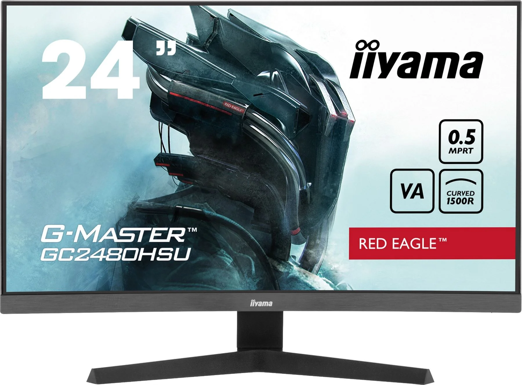 iiyama G-MASTER GC2480HSU-B1 - 61 cm (24") - 1920 x 1080 pixels FHD LED Monitor