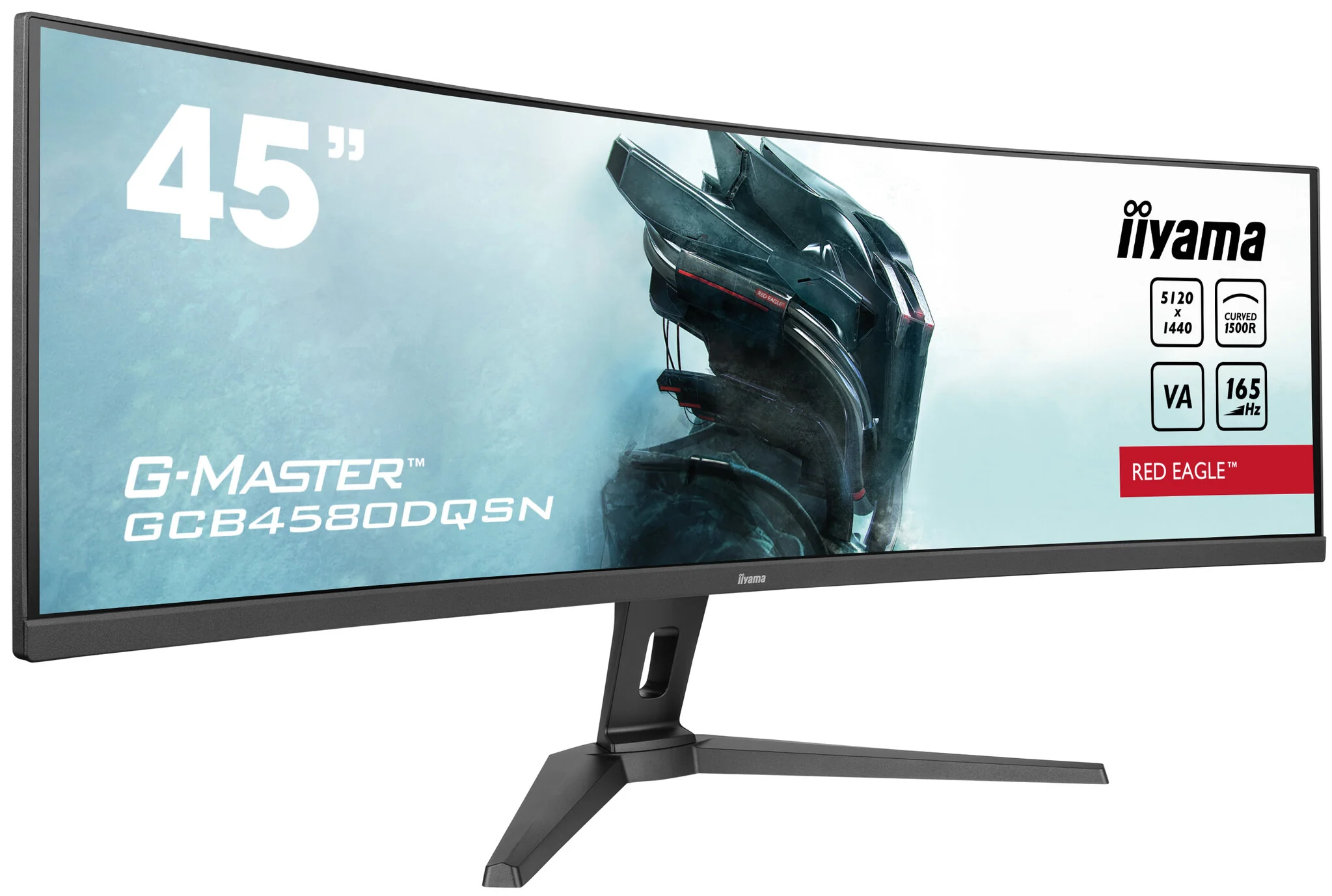 iiyama G-MASTER RED EAGLE  - 114.3 cm (45") - 5120 x 1440 pixels Dual QHD LED Monitor - Image 2