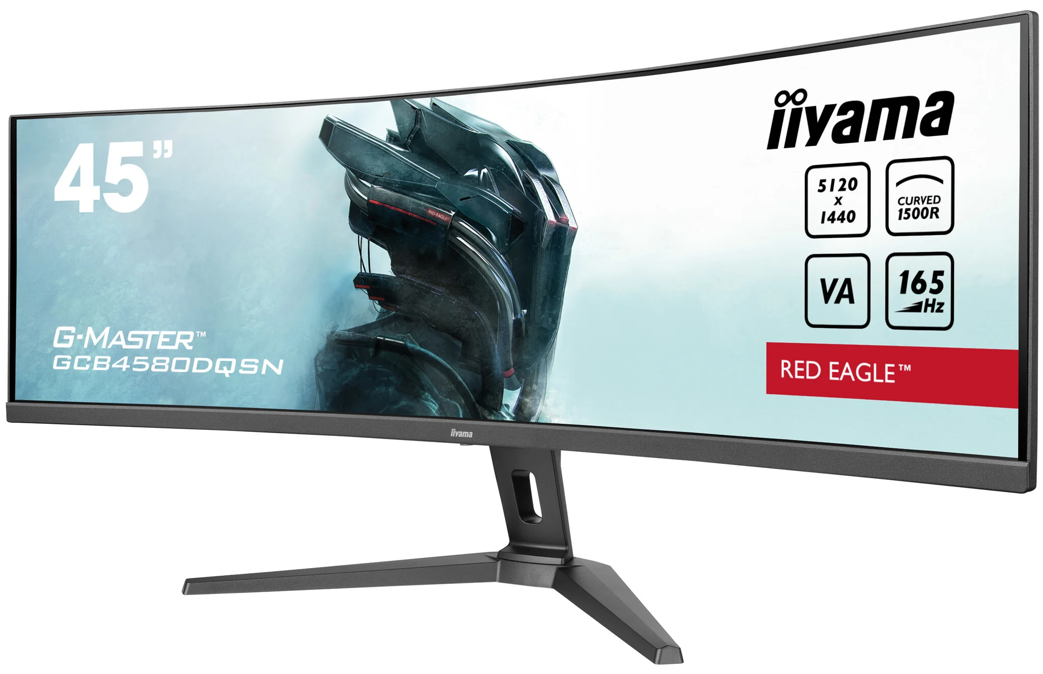 iiyama G-MASTER RED EAGLE  - 114.3 cm (45") - 5120 x 1440 pixels Dual QHD LED Monitor - Image 3
