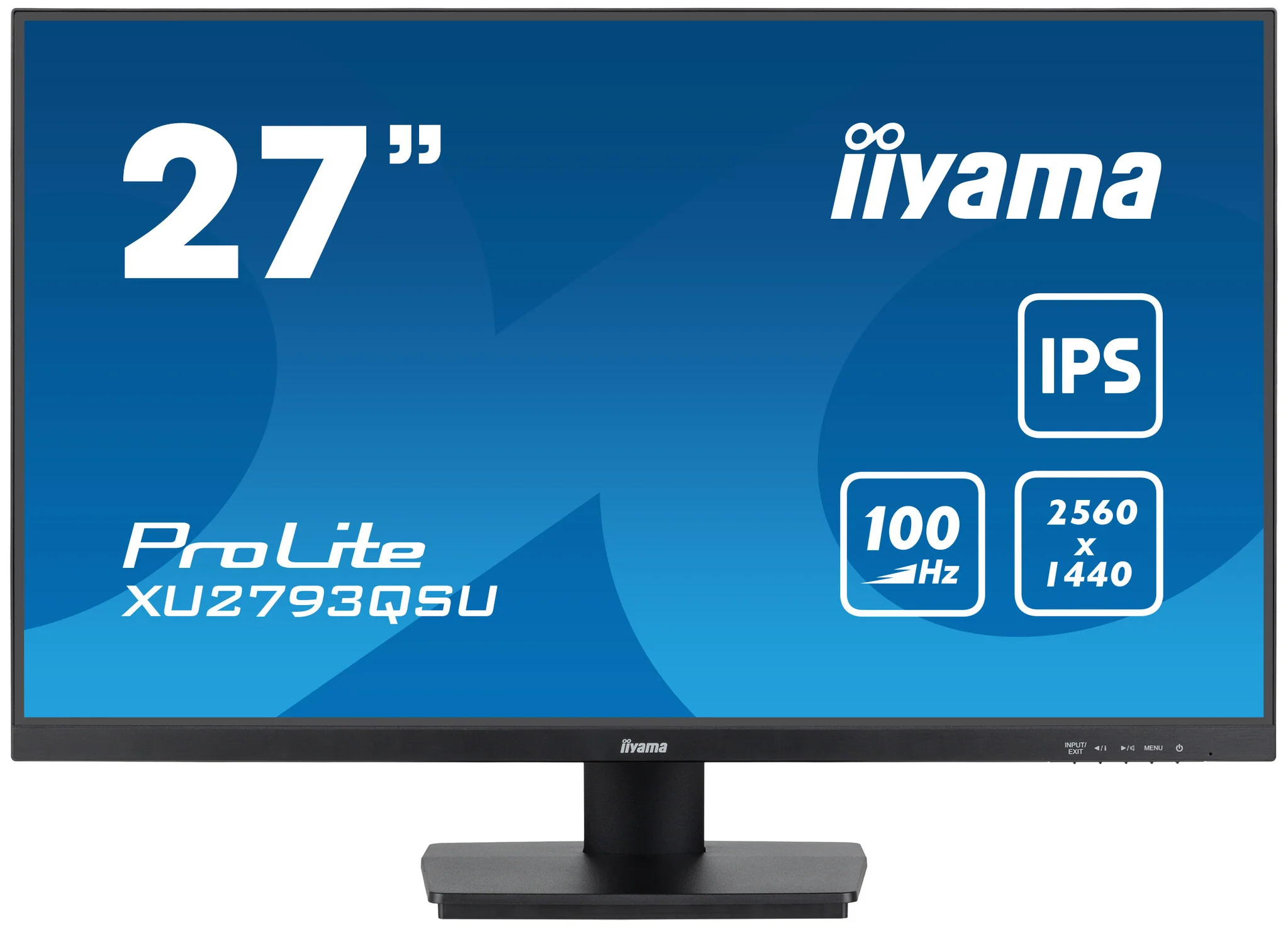 iiyama ProLite XU2793QSU-B6 - 68.6 cm (27") - 2560 x 1440 pixels Wide Quad HD LED Monitor