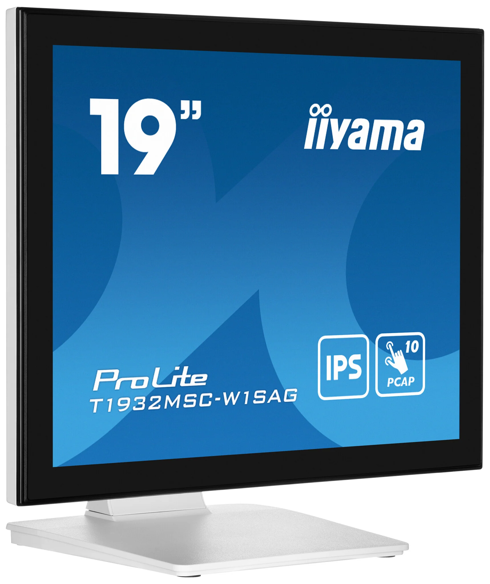 iiyama ProLite T1932MSC-W1SAG computer monitor 48.3 cm (19") 1280 x 1024 pixels Full HD LED Touchscreen Tabletop White - Image 2