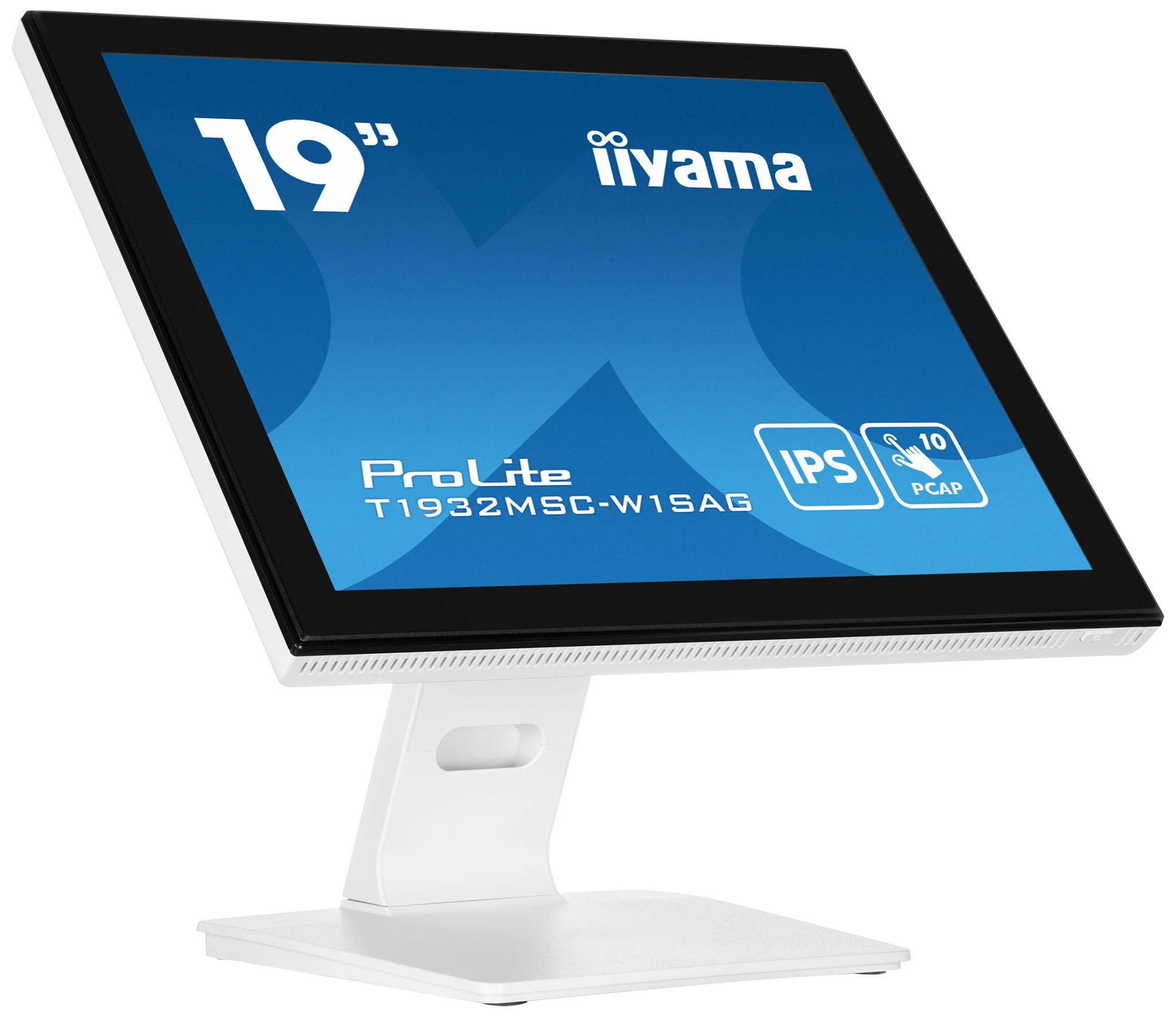 iiyama ProLite T1932MSC-W1SAG computer monitor 48.3 cm (19") 1280 x 1024 pixels Full HD LED Touchscreen Tabletop White - Image 4