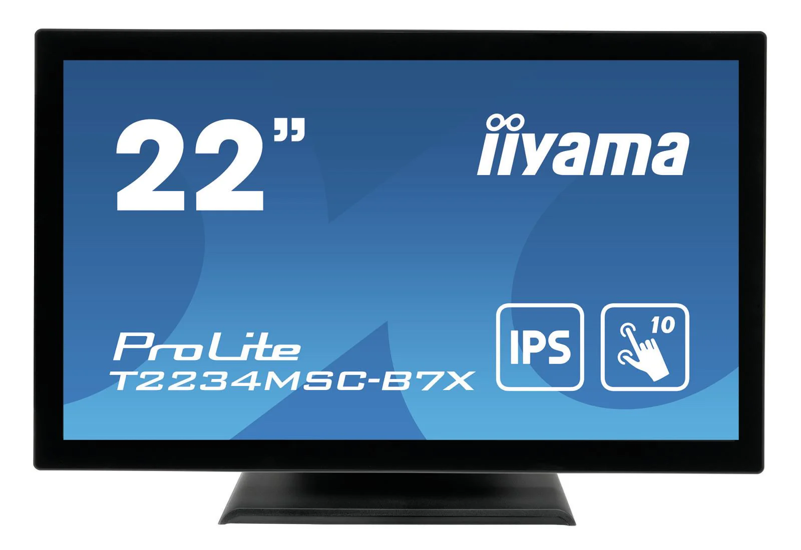 iiyama ProLite T2234MSC-B7X Computer Monitor 54.6 cm (21.5") 1920 x 1080 pixels Full HD Touchscreen Black