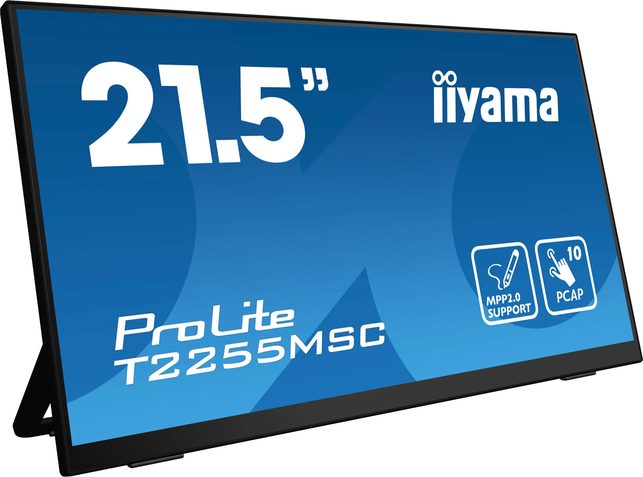 iiyama ProLite T2255MSC-B1 - 54.6 cm (21.5") - 1920 x 1080 pixels FHD LCD Touchscreen Portable Monitor - Image 2