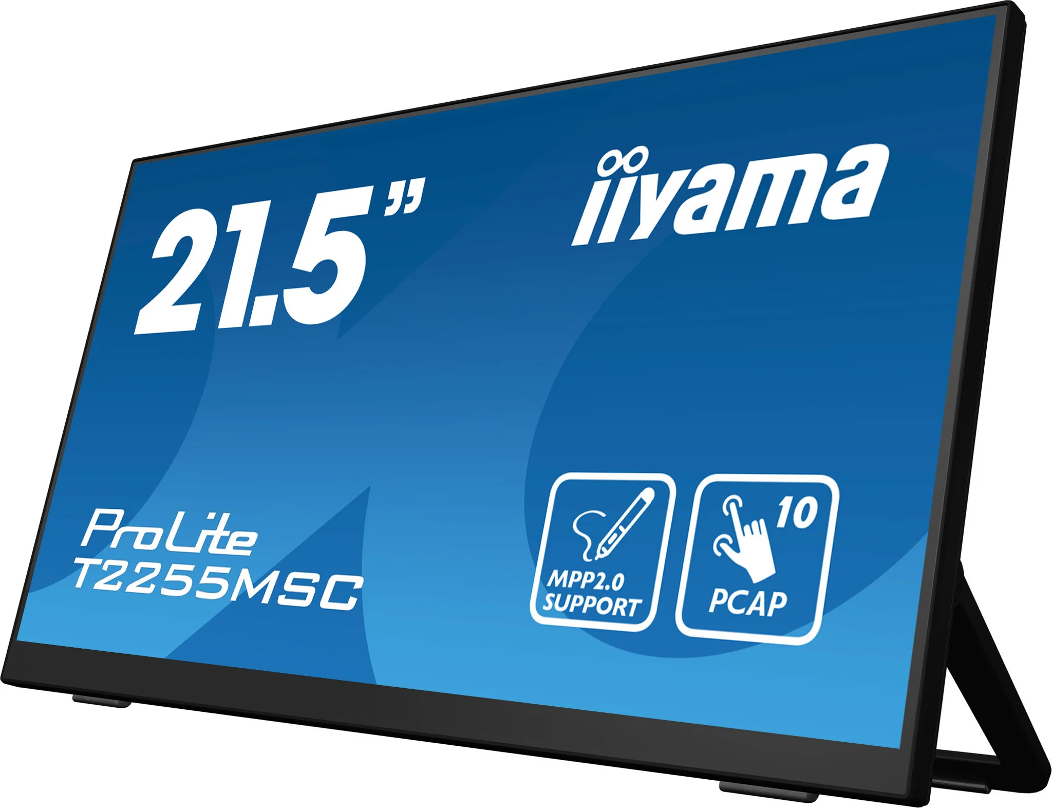 iiyama ProLite T2255MSC-B1 - 54.6 cm (21.5") - 1920 x 1080 pixels FHD LCD Touchscreen Portable Monitor - Image 3