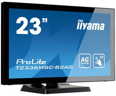 iiyama ProLite T2336MSC-B2AG - 58.4 cm (23") - 1920 x 1080 pixels FHD LED Touchscreen Monitor - Image 2