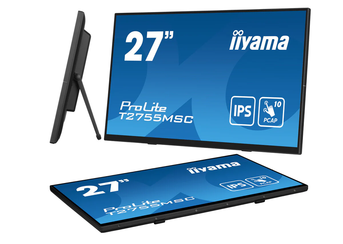 iiyama ProLite T2755MSC-B1 - 68.6 cm (27") - 1920 x 1080 pixels Full HD LED Touchscreen Tabletop Monitor - Image 10
