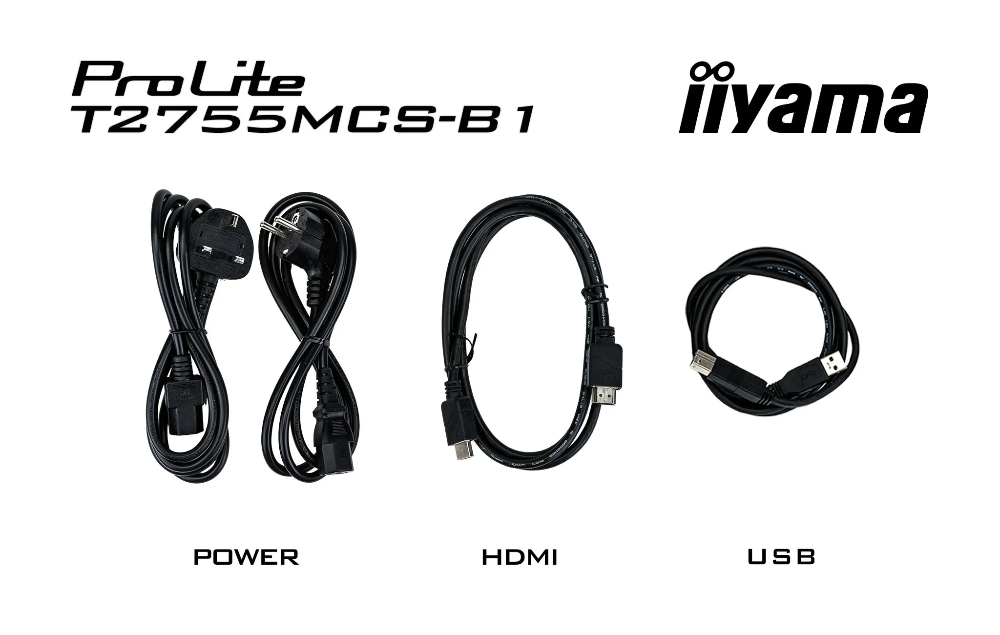 iiyama ProLite T2755MSC-B1 - 68.6 cm (27") - 1920 x 1080 pixels Full HD LED Touchscreen Tabletop Monitor - Image 8