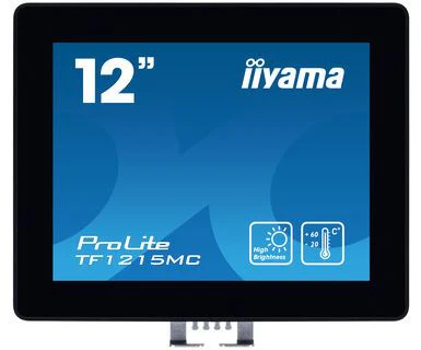 iiyama ProLite TF1215MC-B1 Computer Monitor 30.7 cm (12.1") 1024 x 768 pixels LCD Touchscreen Black