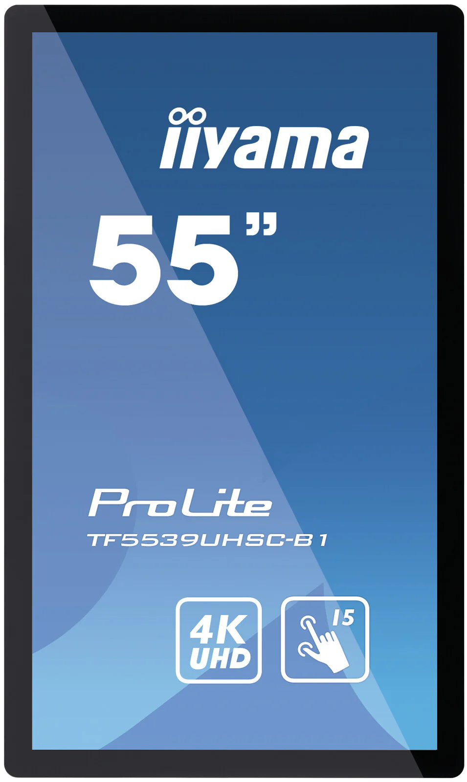 iiyama ProLite TF5539UHSC-B1AG computer monitor 139.7 cm (55") 3840 x 2160 pixels 4K Ultra HD LED Touchscreen Multi-user Black - Image 2
