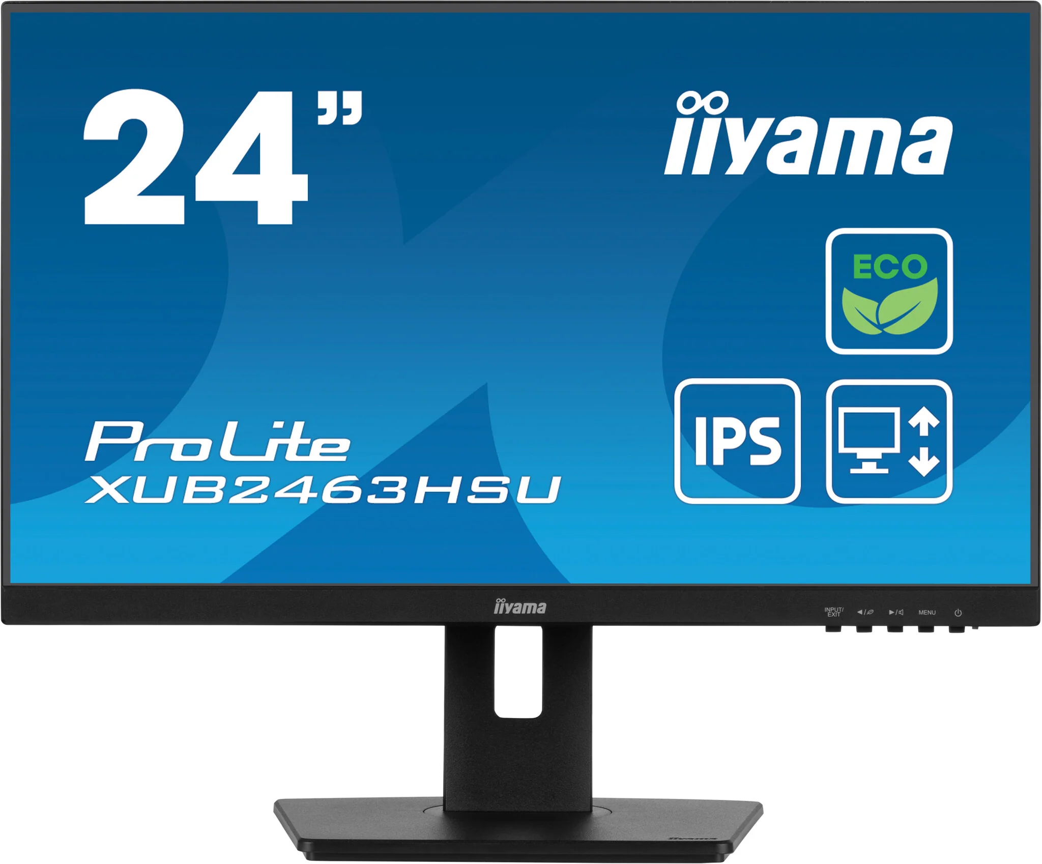 iiyama ProLite XUB2463HSU-B1 - 61 cm (24") - 1920 x 1080 pixels FHD LED Monitor