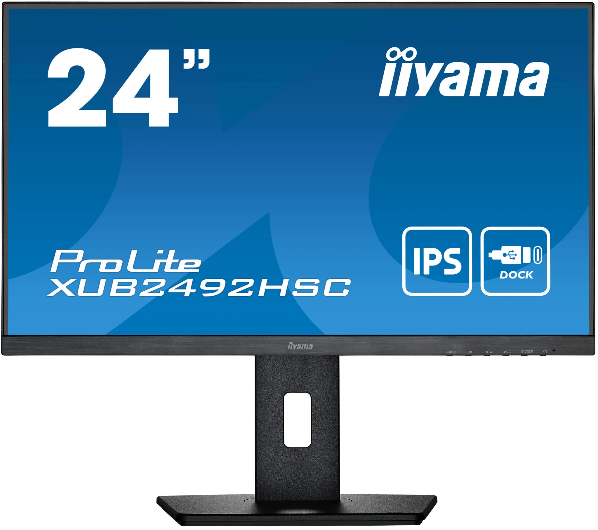 iiyama ProLite XUB2492HSC-B5 LED display 61 cm (24") 1920 x 1080 pixels Full HD Black