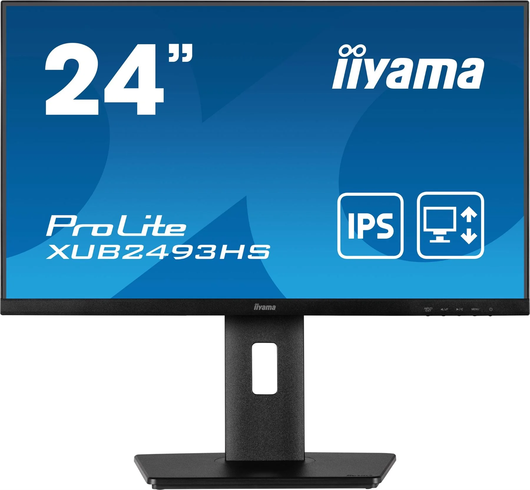 iiyama ProLite XUB2493HS-B5 LED display 60.5 cm (23.8") 1920 x 1080 pixels Full HD Black Monitor