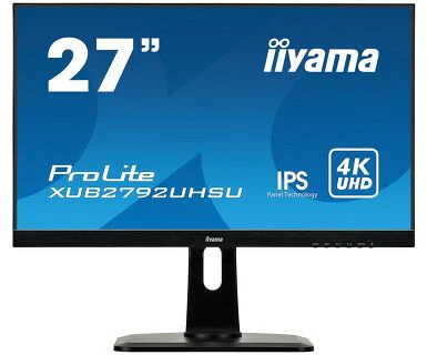 iiyama ProLite XUB2792UHSU-B1 - 68.6 cm (27") - 3840 x 2160 pixels 4K UHD LED Monitor