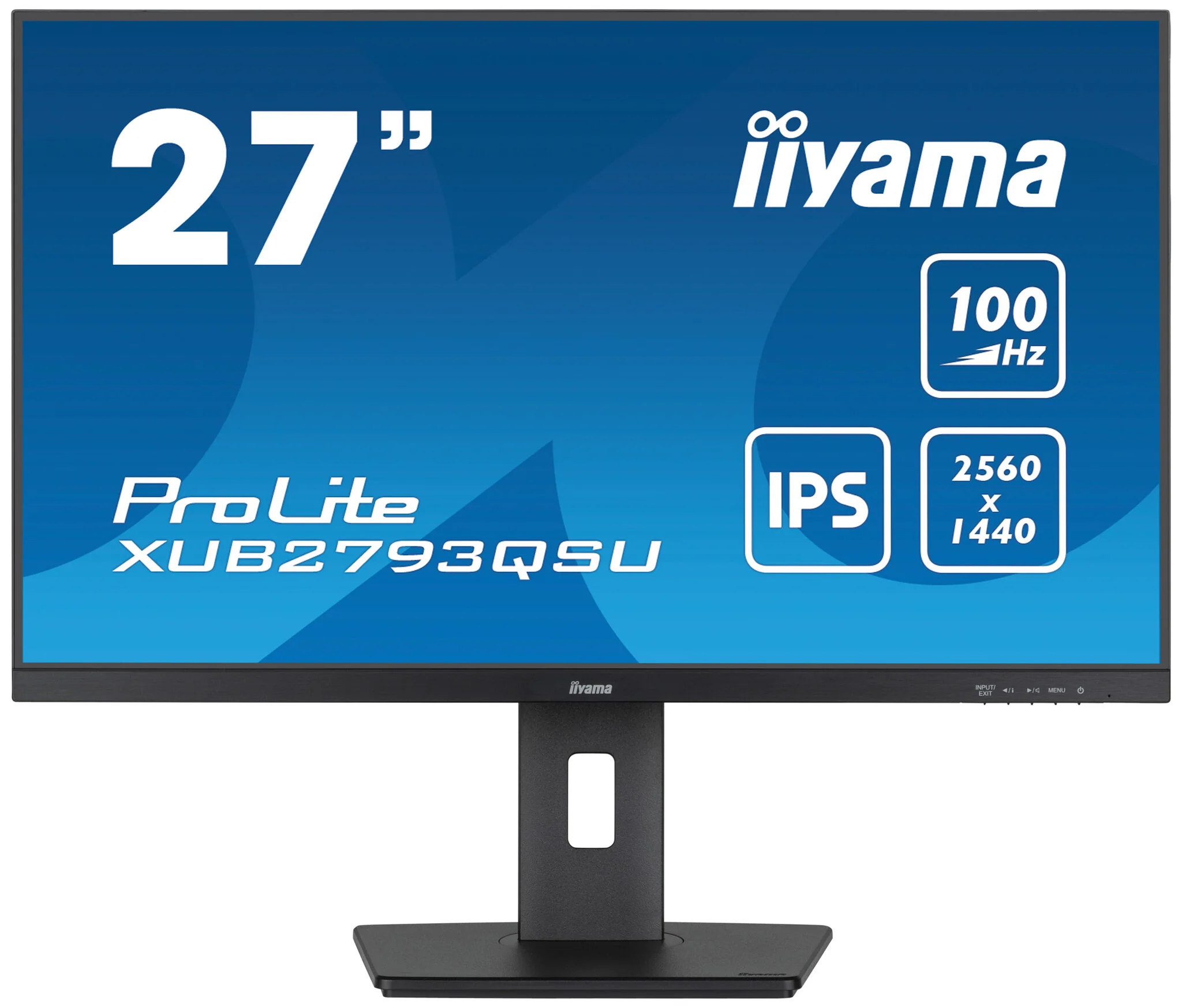 iiyama ProLite XUB2793QSU-B6 - 68.6 cm (27") - 2560 x 1440 pixels QHD LED Monitor