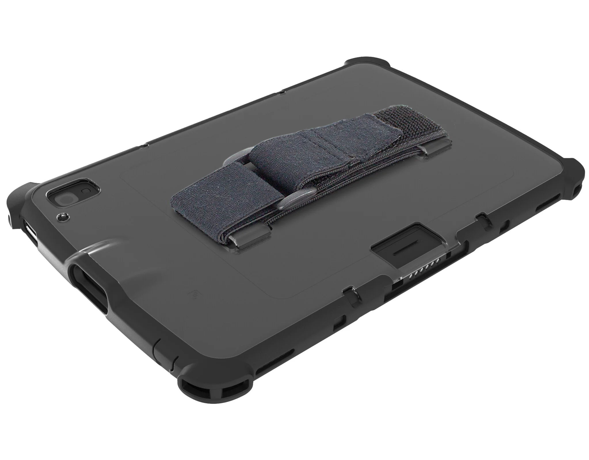 InfoCase Rugged Case with Adjustable Elastic Hand Strap for 10″ Zebra ET40/45 in Black - Image 3
