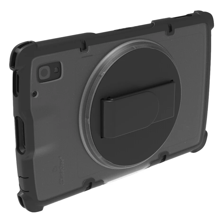 InfoCase Rugged Case with Rotating Hand Strap for Zebra ET40/45 in Black / Transparent - Image 2