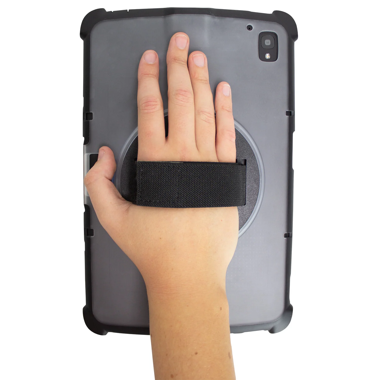 InfoCase Rugged Case with Rotating Hand Strap for Zebra ET40/45 in Black / Transparent - Image 5