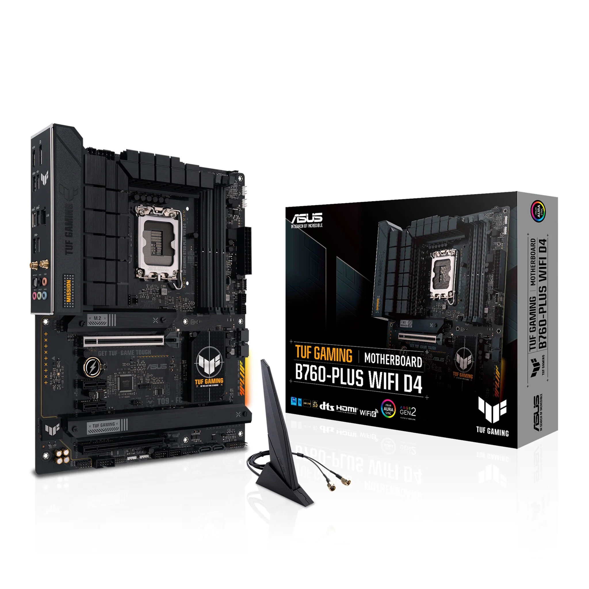ASUS TUF GAMING B760-PLUS WIFI D4 ATX motherboard - Intel B760 LGA 1700 - Image 5