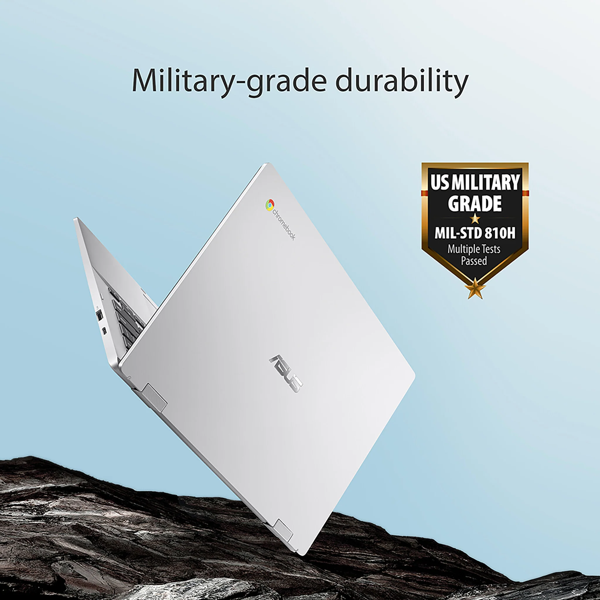 ASUS Chromebook - 35.6 cm (14") - Intel® Celeron® N N4500 - 4 GB LPDDR4x-SDRAM - 64 GB eMMC - Wi-Fi 6 - ChromeOS - Silver - Image 7