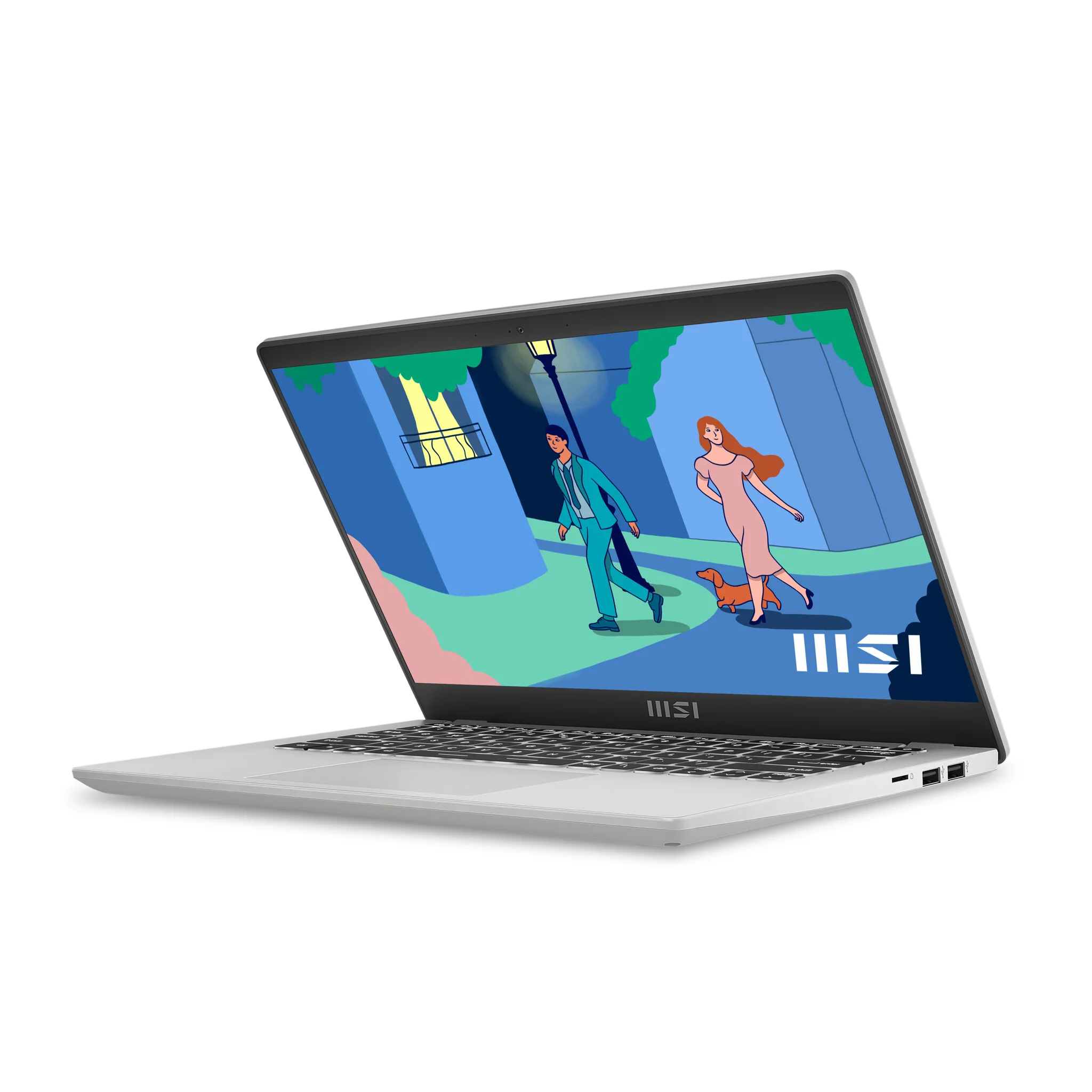 MSI Modern 14 C12M-638UK Laptop - 35.6 cm (14") - Intel® Core™ i5-1235U - 8 GB DDR4-SDRAM - 512 GB SSD - Wi-Fi 6 - Windows 11 Home - Silver - Image 13