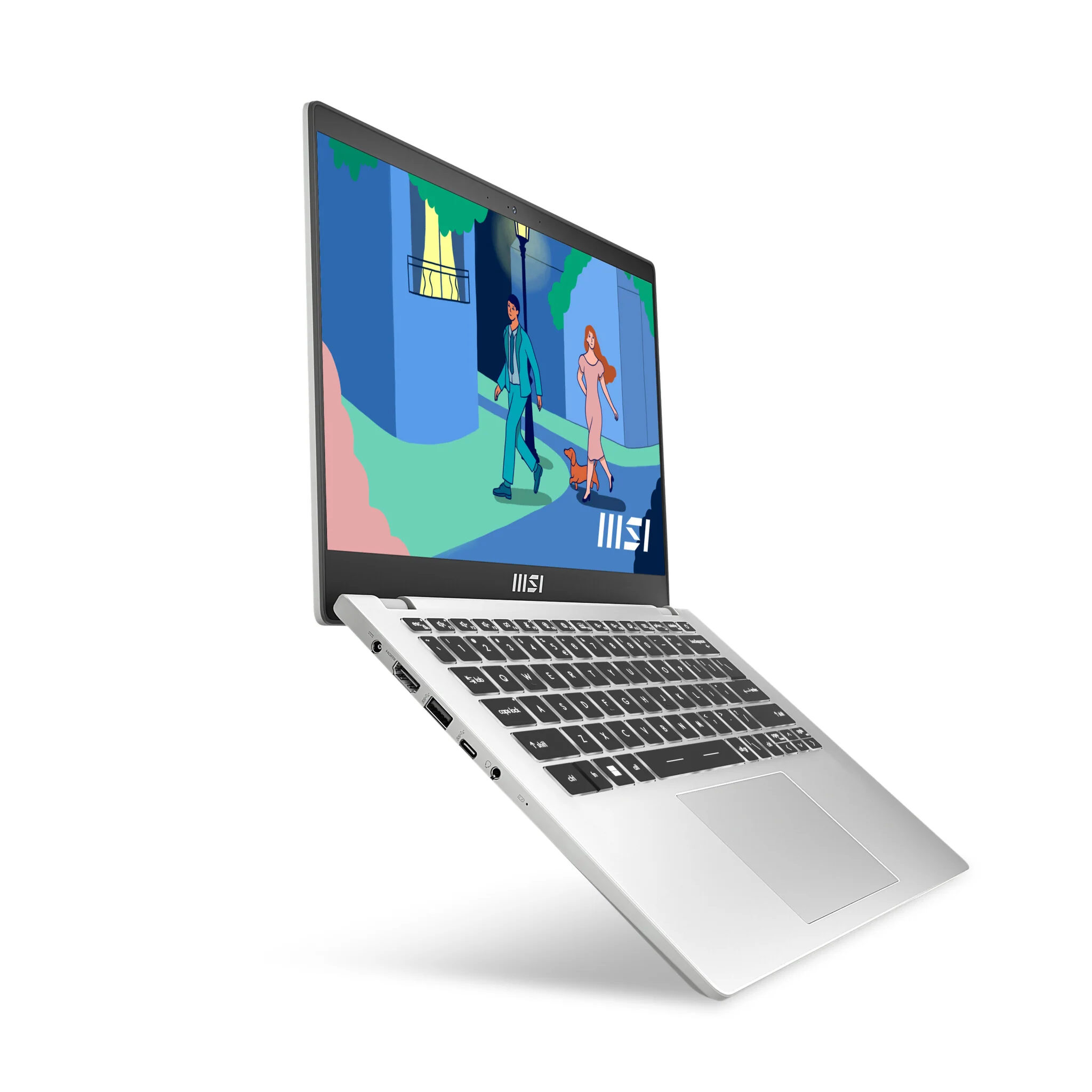 MSI Modern 14 C12M-638UK Laptop - 35.6 cm (14") - Intel® Core™ i5-1235U - 8 GB DDR4-SDRAM - 512 GB SSD - Wi-Fi 6 - Windows 11 Home - Silver - Image 17