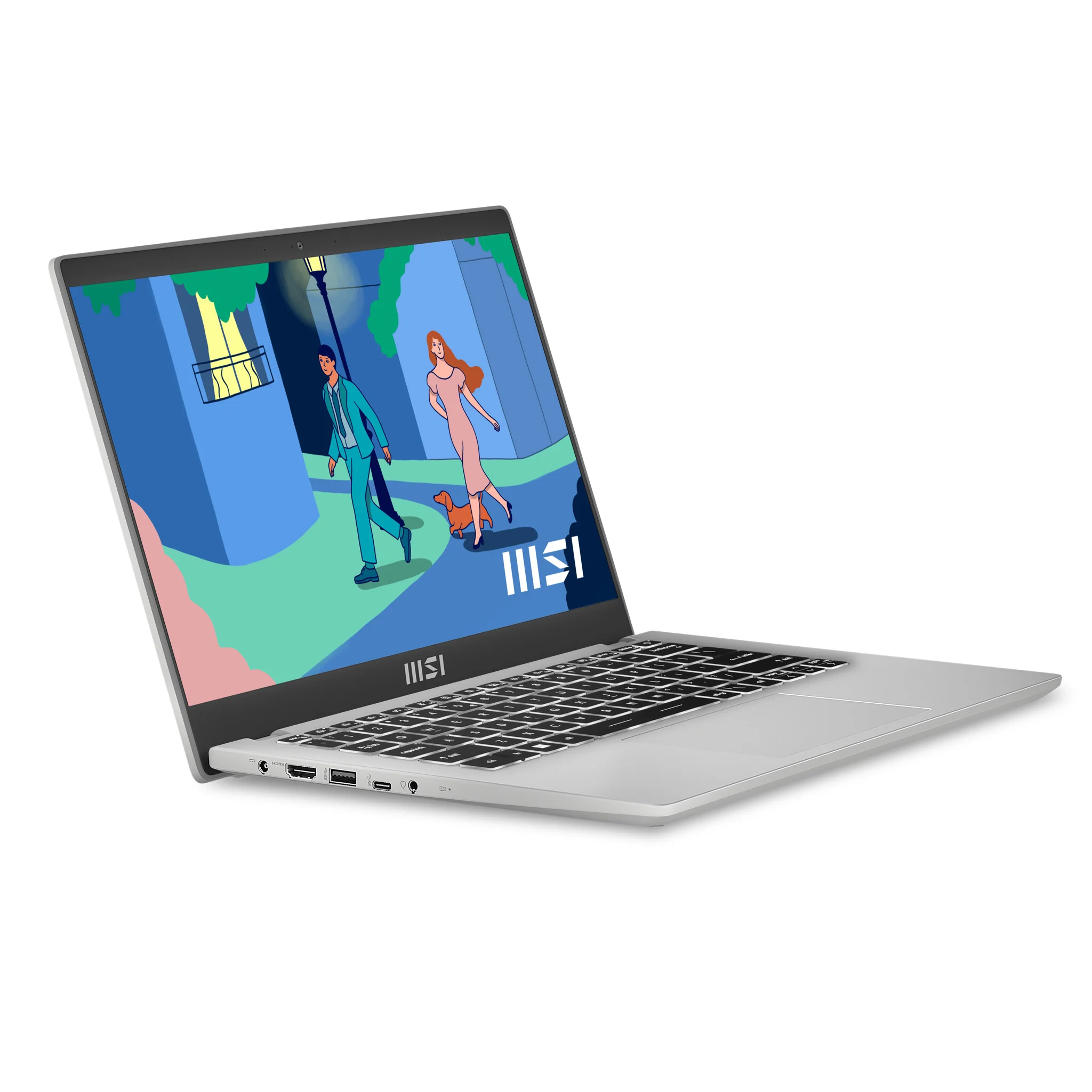 MSI Modern 14 C12M-638UK Laptop - 35.6 cm (14") - Intel® Core™ i5-1235U - 8 GB DDR4-SDRAM - 512 GB SSD - Wi-Fi 6 - Windows 11 Home - Silver - Image 19