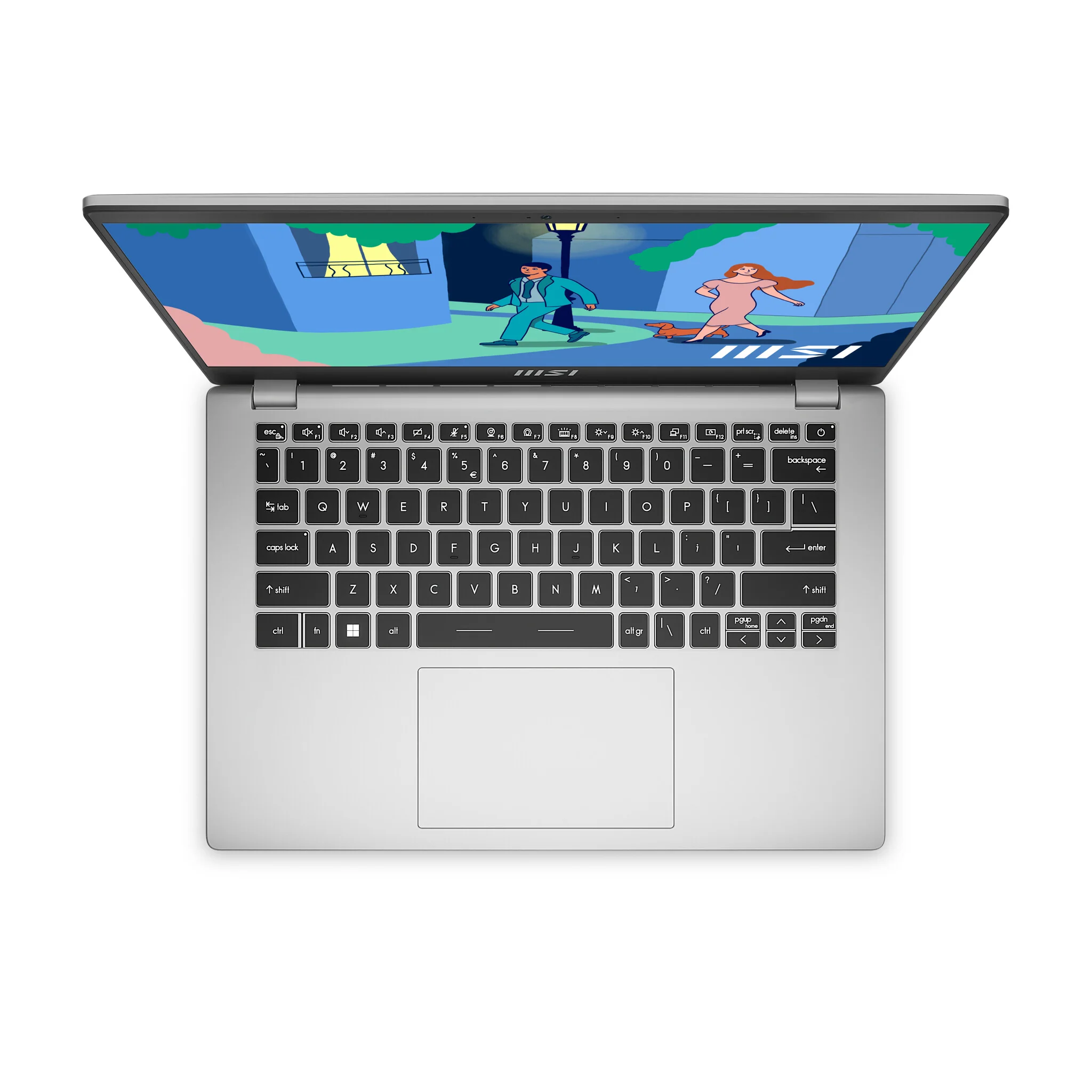 MSI Modern 14 C12M-638UK Laptop - 35.6 cm (14") - Intel® Core™ i5-1235U - 8 GB DDR4-SDRAM - 512 GB SSD - Wi-Fi 6 - Windows 11 Home - Silver - Image 9