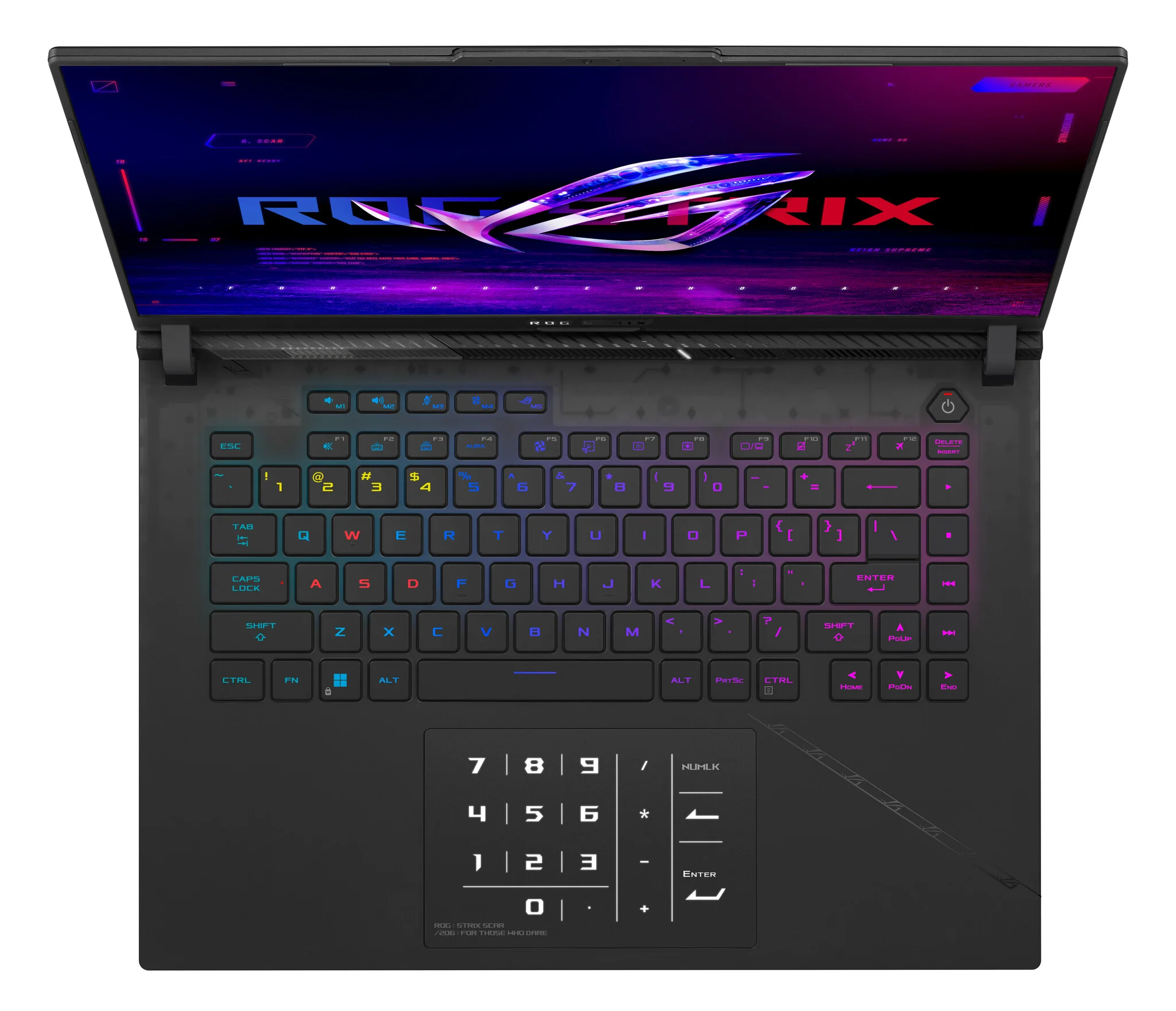 ASUS ROG Strix SCAR 16 Laptop 40.6 cm (16") - Intel® Core™ i9-14900HX - 64 GB DDR5-SDRAM - 1 TB SSD - NVIDIA GeForce RTX 4080 - Wi-Fi 6E - Windows 11 Pro - Black - Image 2