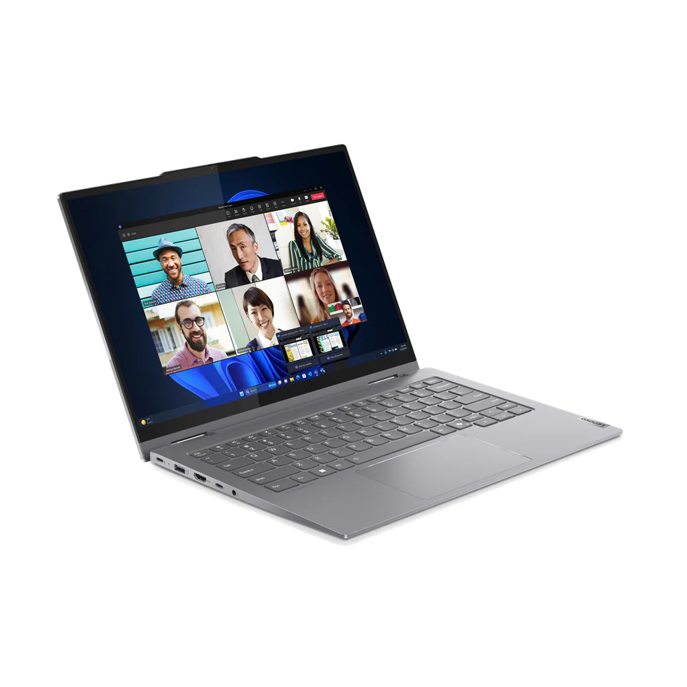 Lenovo ThinkBook 14 Hybrid (2-in-1) - 35.6 cm (14") - Touchscreen - Intel Core Ultra 7 155U - 16 GB DDR5-SDRAM - 512 GB SSD - Wi-Fi 6E - Windows 11 Pro - Grey