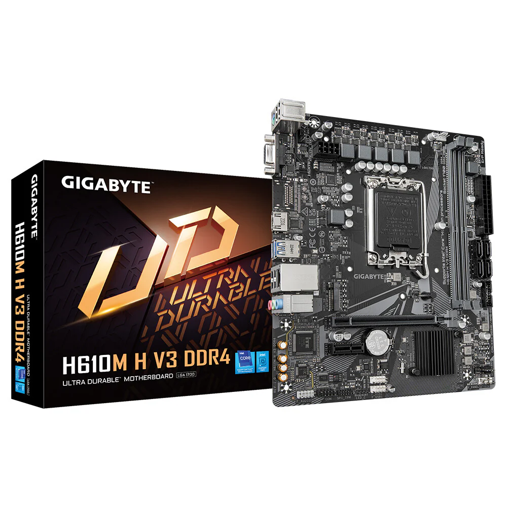 Gigabyte H610M H V3 DDR4 ATX motherboard - Intel H610 LGA 1700 - Image 5
