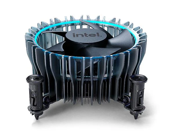 Intel Laminar RM1 Processor Air cooler Black Blue