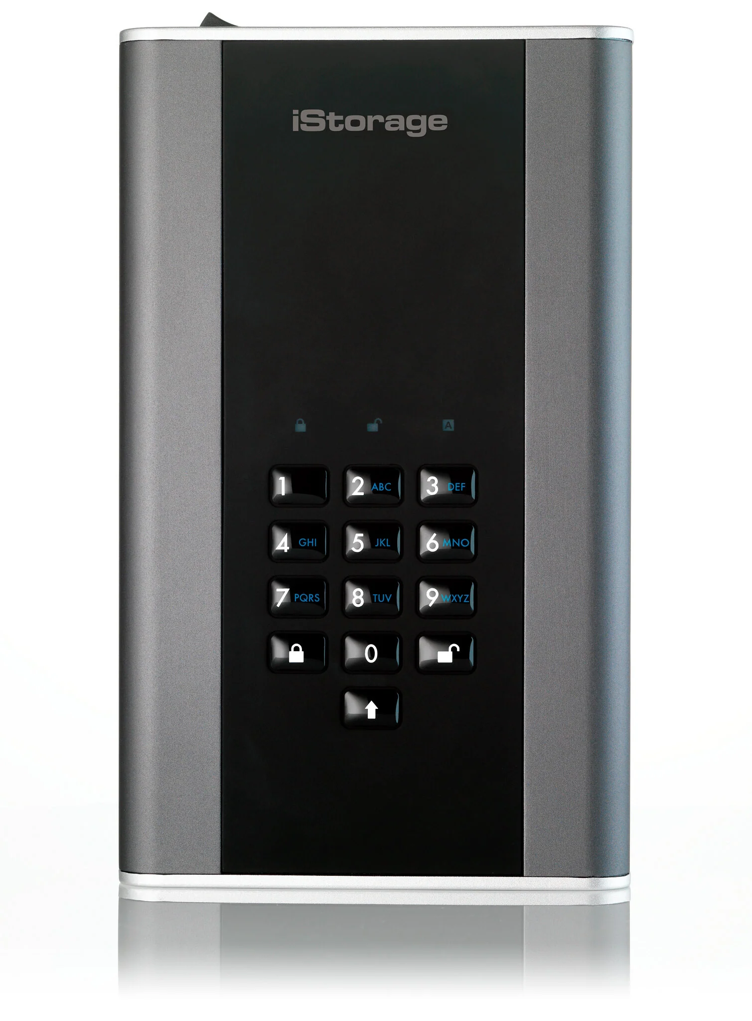 iStorage diskAshur DT2 - Secure Encrypted Desktop Hard Drive in Black - Password Protected - 2 TB