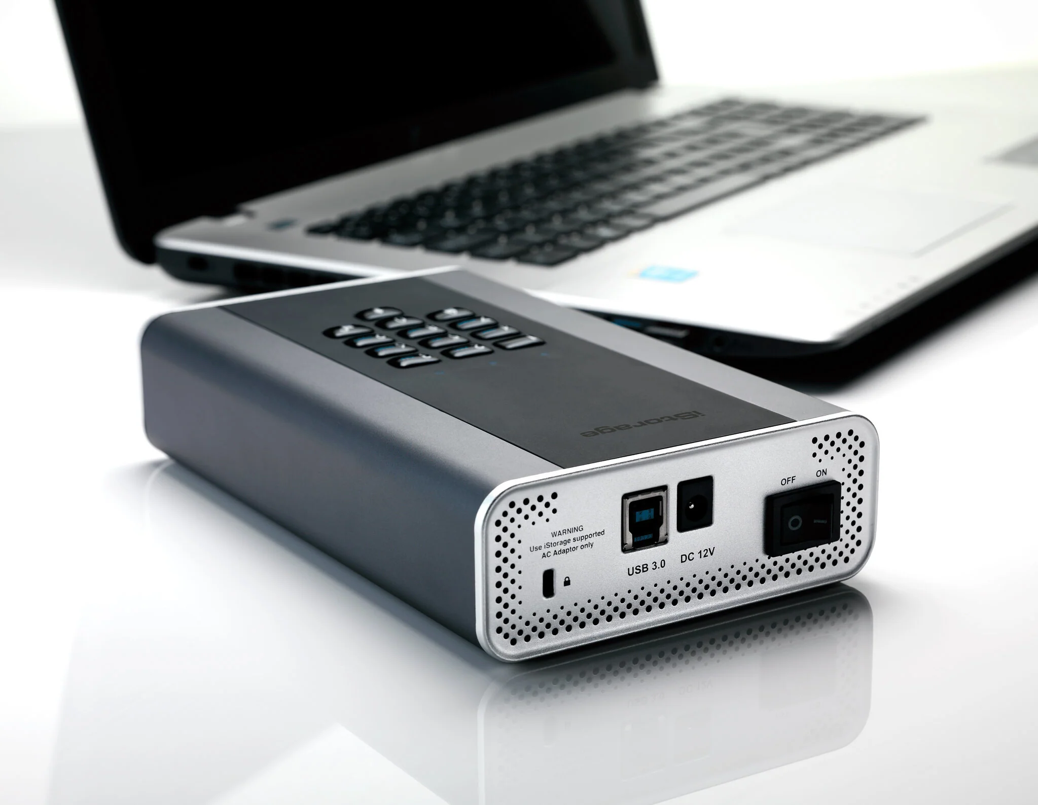 iStorage diskAshur DT2 - Secure Encrypted Desktop Hard Drive in Graphite - Password Protected - 4 TB - Image 6
