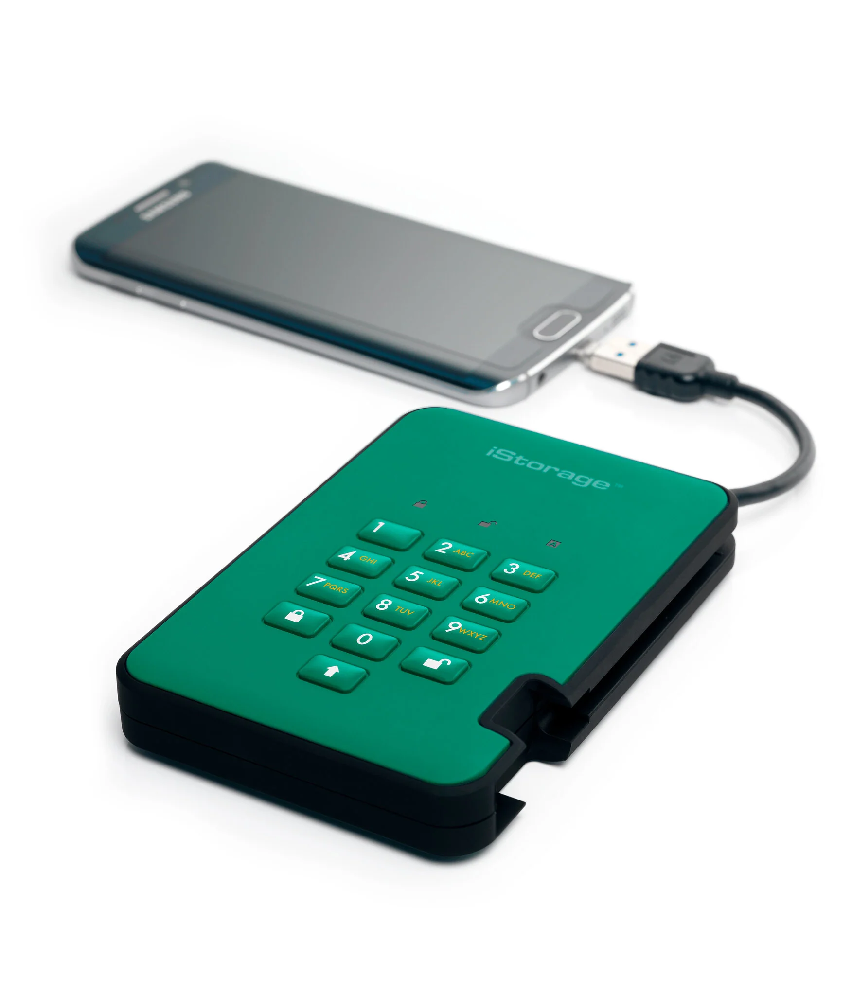 iStorage diskAshur2 - Secure Encrypted External hard drive in Green - 1 TB - Image 7
