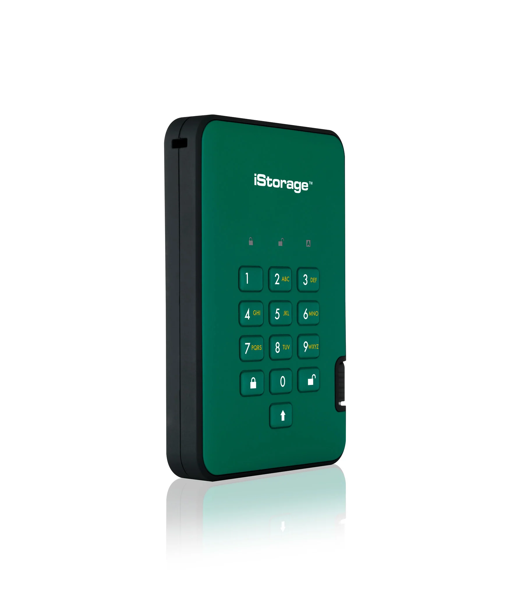 iStorage diskAshur2 - Secure Encrypted External hard drive in Green - 2 TB - Image 2