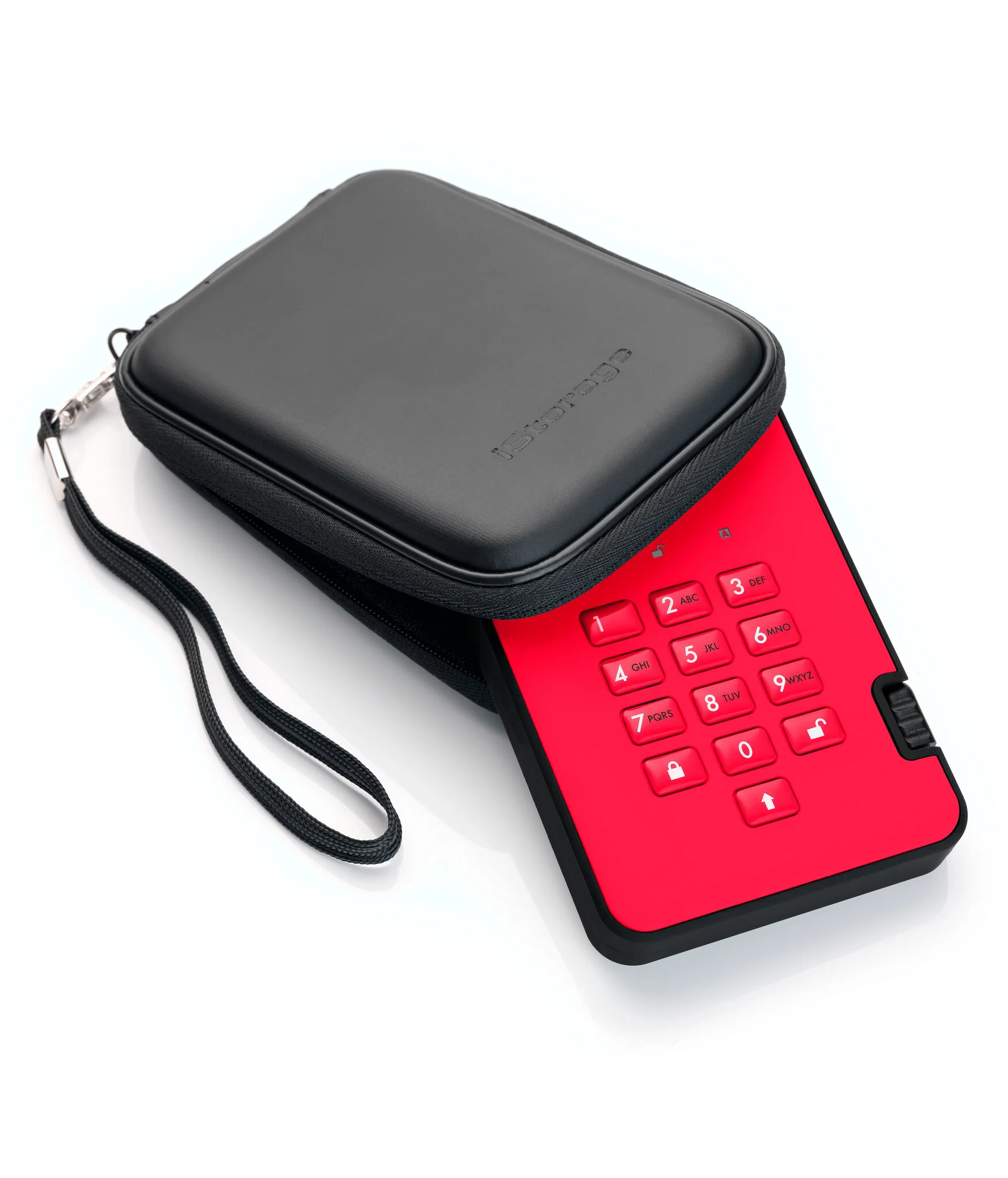 iStorage diskAshur2 - Secure Encrypted External hard drive in Red - 4 TB - Image 5