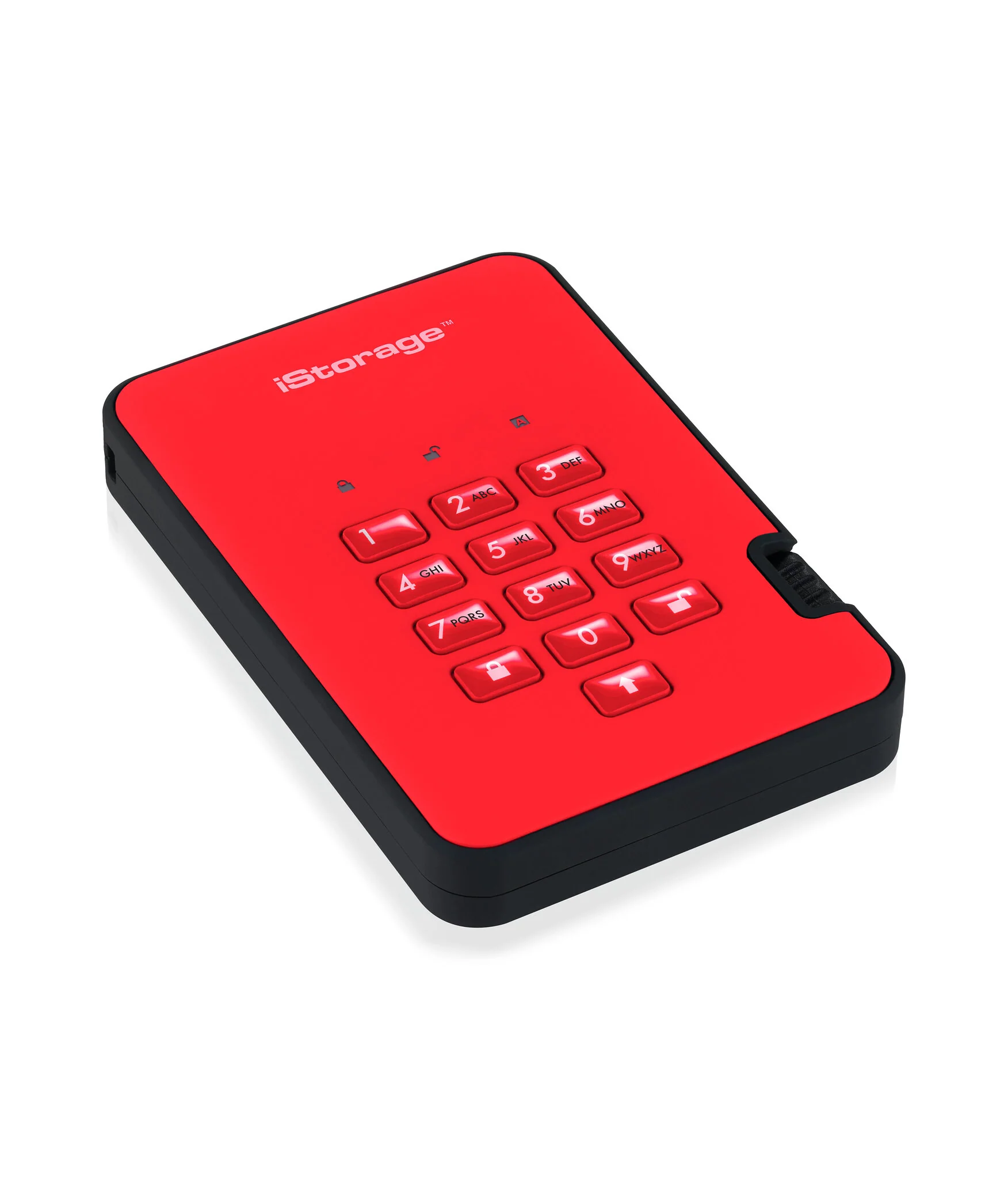 iStorage diskAshur2 - Secure Encrypted External solid state drive in Red - 4 TB - Image 4