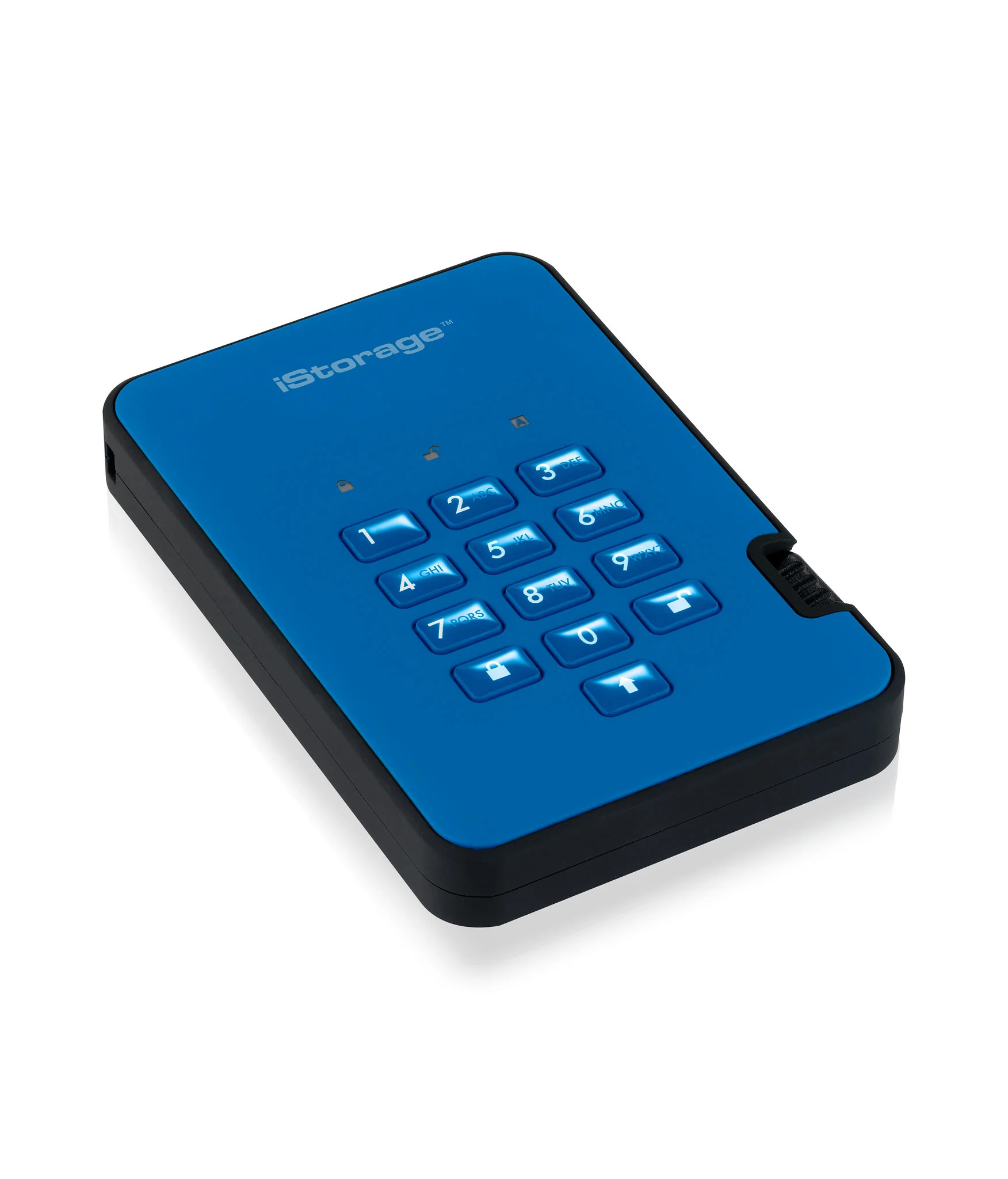 iStorage diskAshur2 - Secure Encrypted External hard drive in Blue - 500 GB - Image 4
