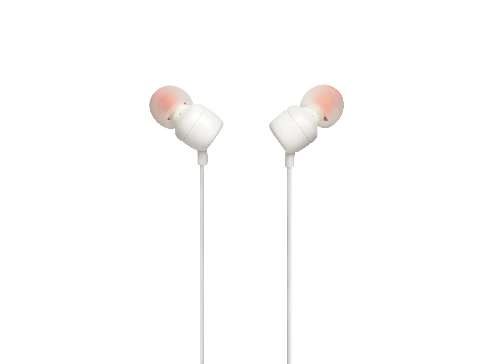 JBL Tune 110 - Wired in-ear Earbuds in White - Image 3