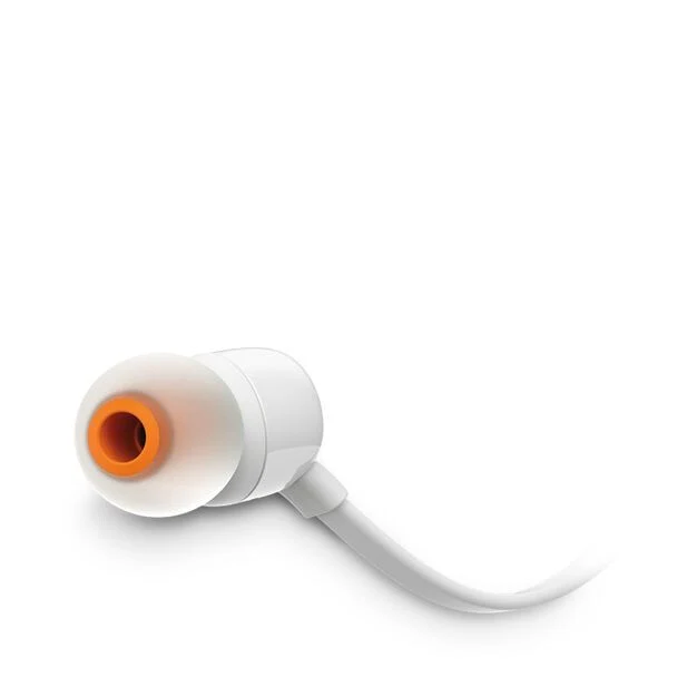 JBL Tune 160 - Wired in-ear Earbuds in White - Image 2