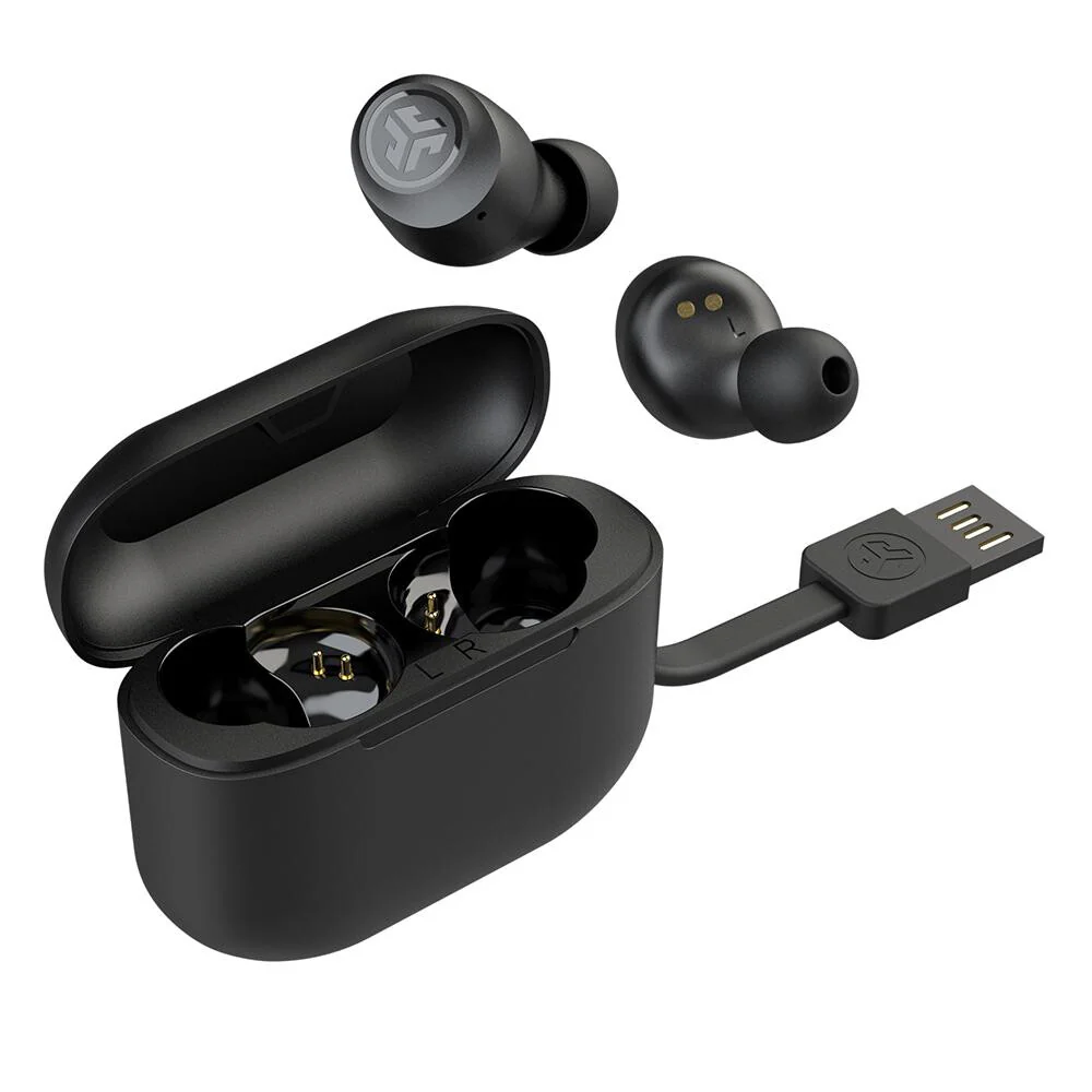 JLab GO Air POP - True Wireless Stereo (TWS) In-ear Bluetooth Earbuds in Black - Image 3