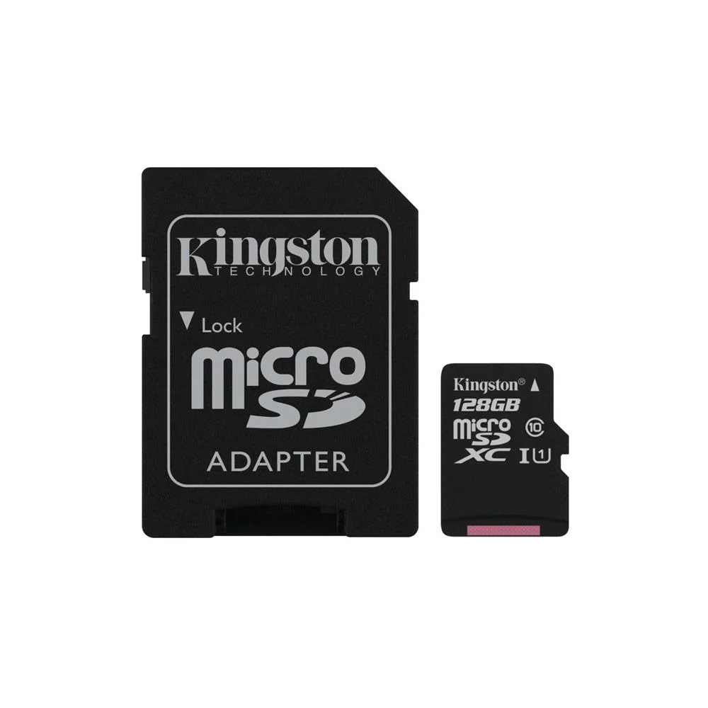 Kingston 128GB Micro SD Memory Card with Adapter - Image 2