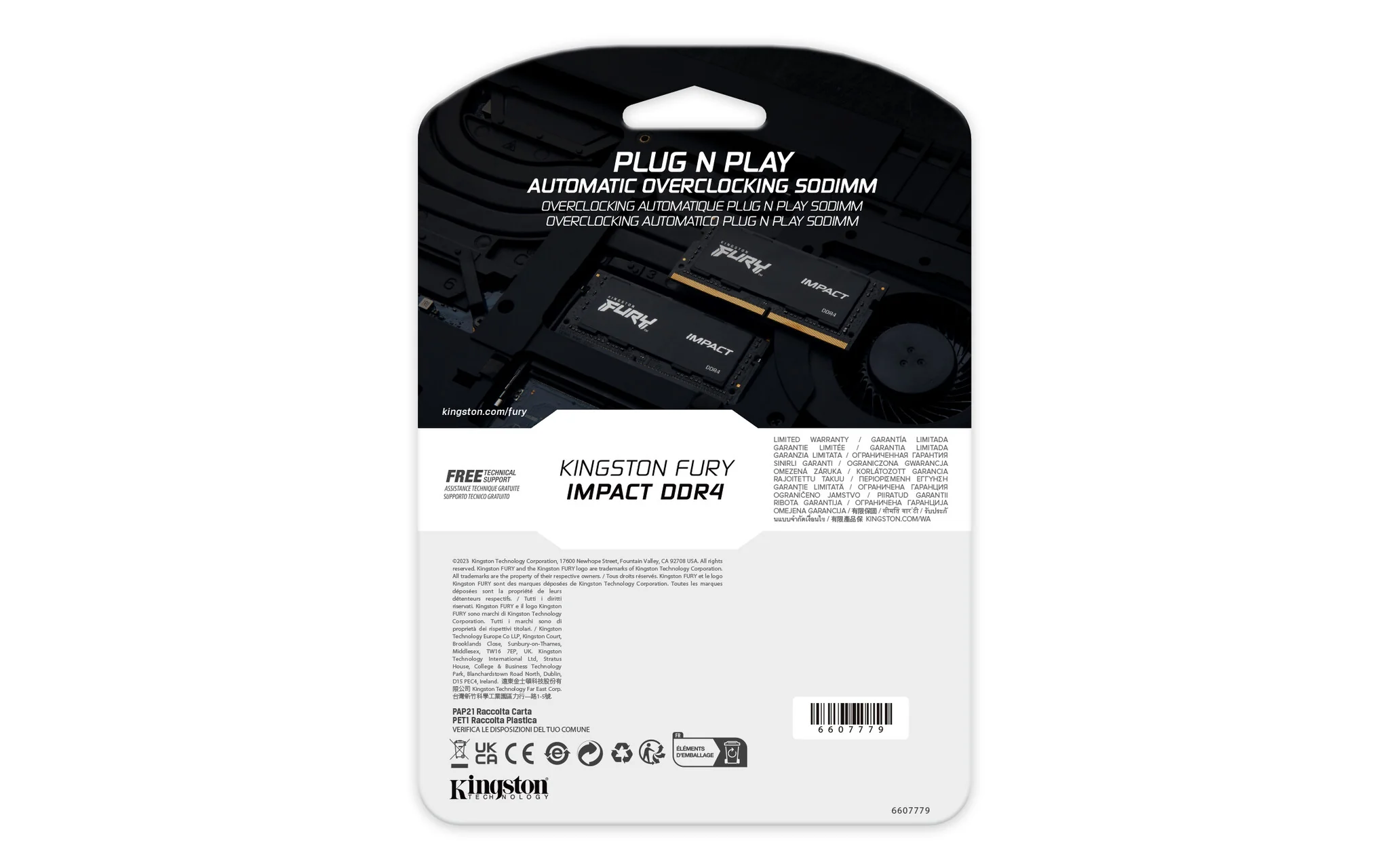 Kingston Technology FURY Impact - 16 GB 1 x 16 GB 2666MT/s DDR4 SO-DIMM memory module - Image 4